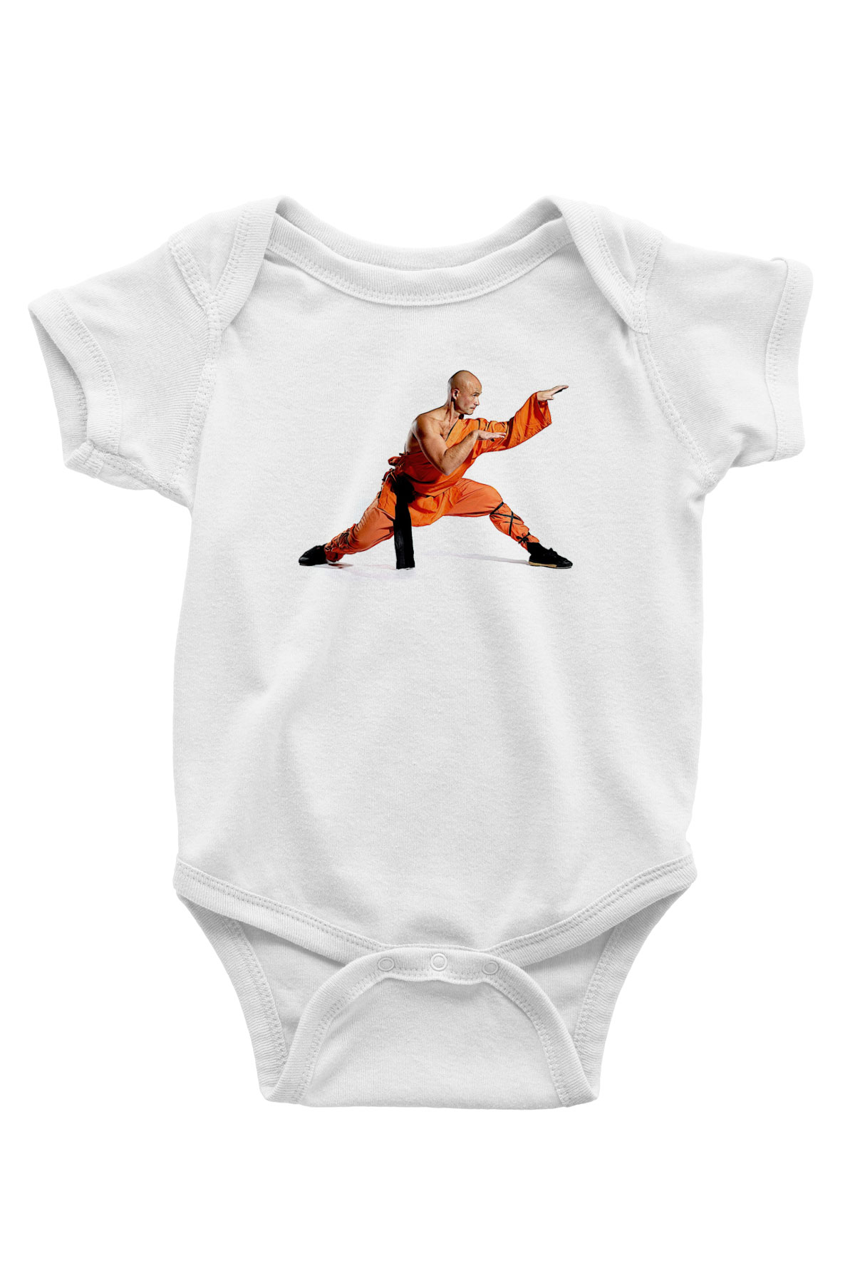 Kung Fu Beyaz Bebek Body - Zıbın