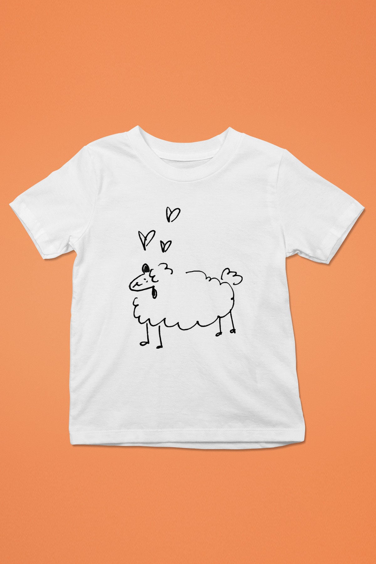 Kurban Bayramı Baskılı Beyaz Unisex Beyaz Çocuk Tişört - Tshirt