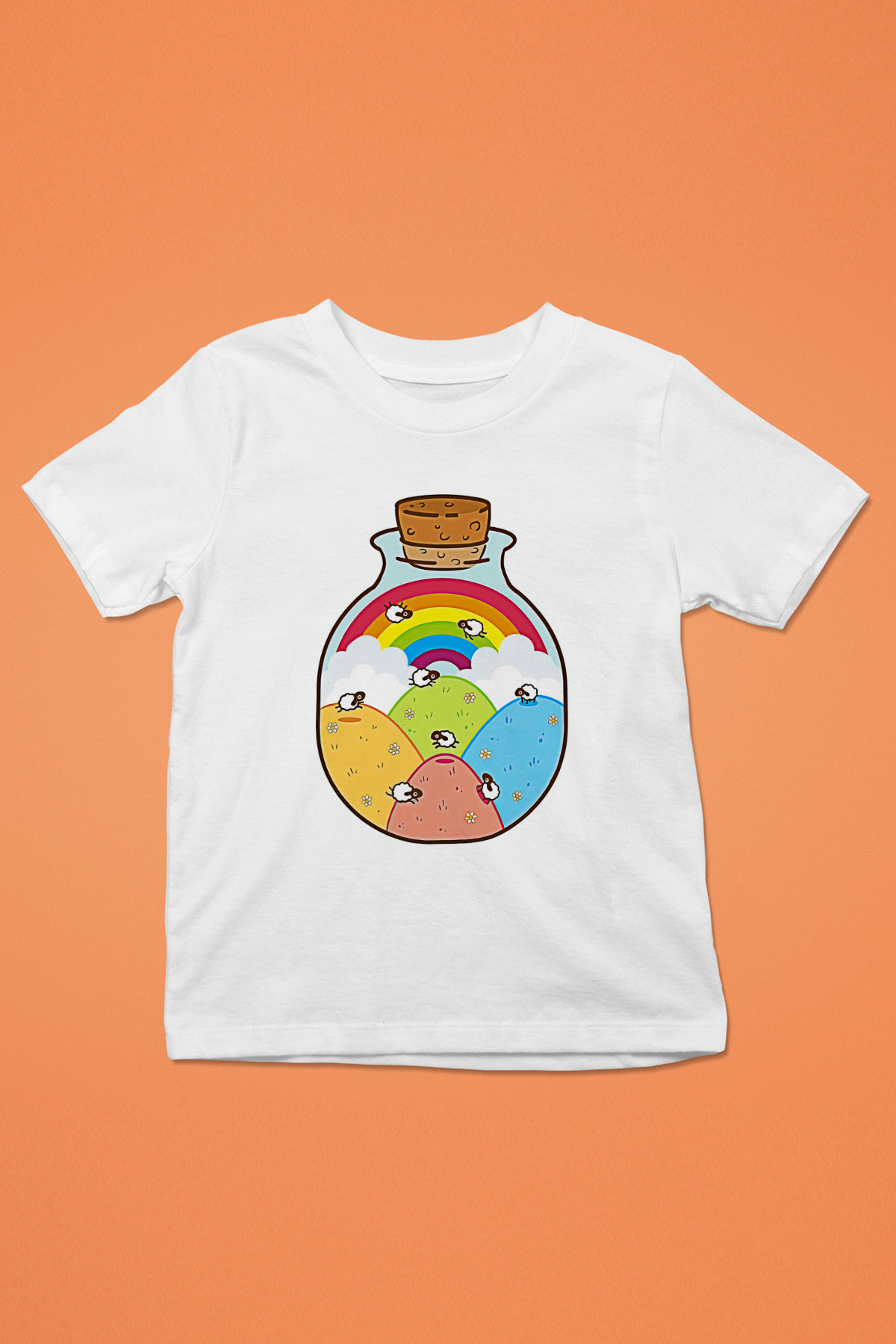 Kurban Bayramı Baskılı Beyaz Unisex Beyaz Çocuk Tişört - Tshirt