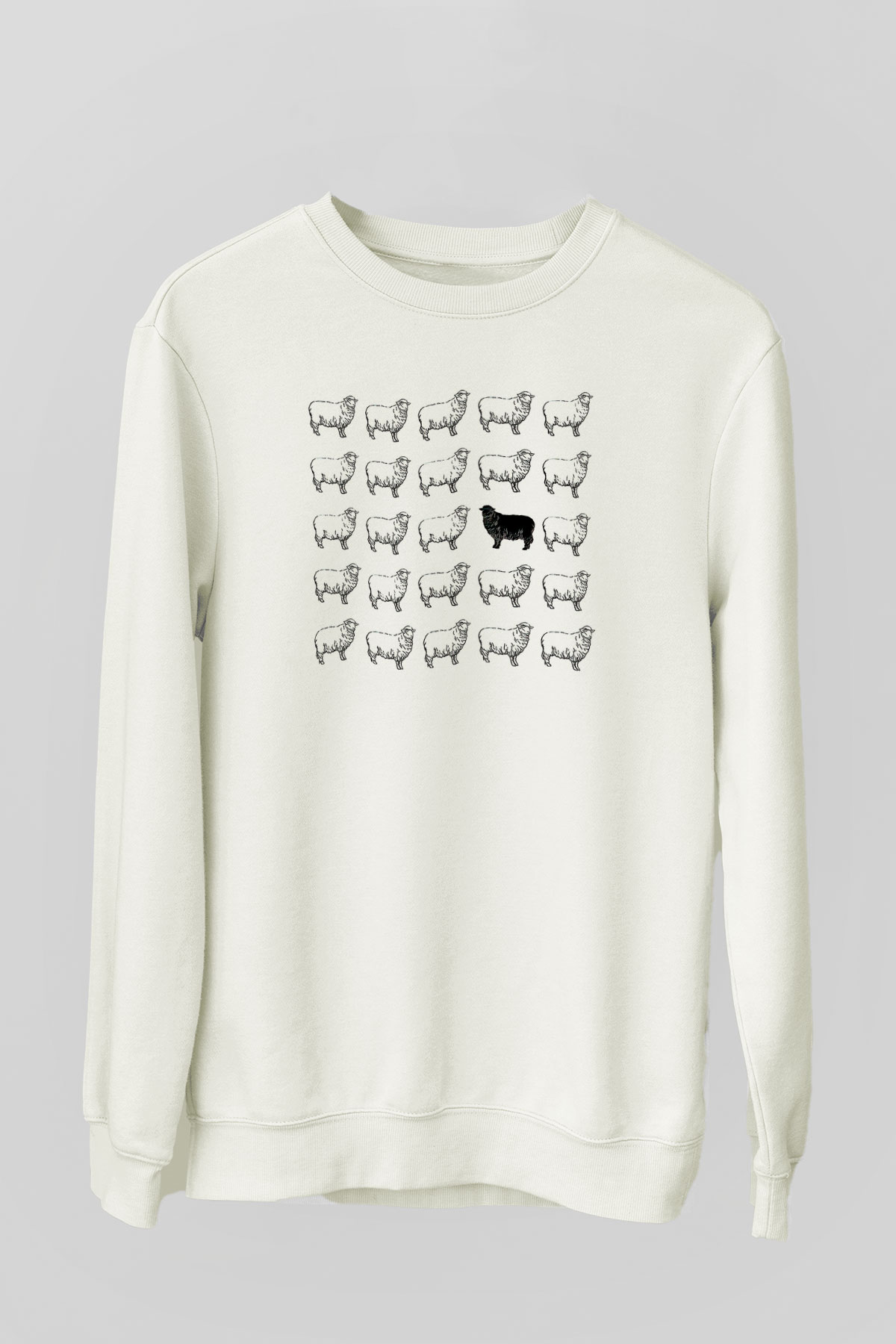 Kurban Bayramı Baskılı Beyaz Unisex Sweatshirt