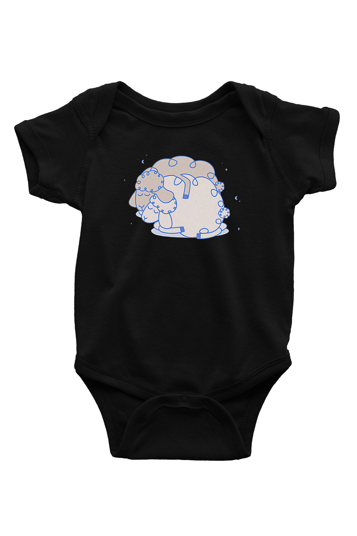 Kurban Bayramı Baskılı Unisex Siyah Bebek Body - Zıbın