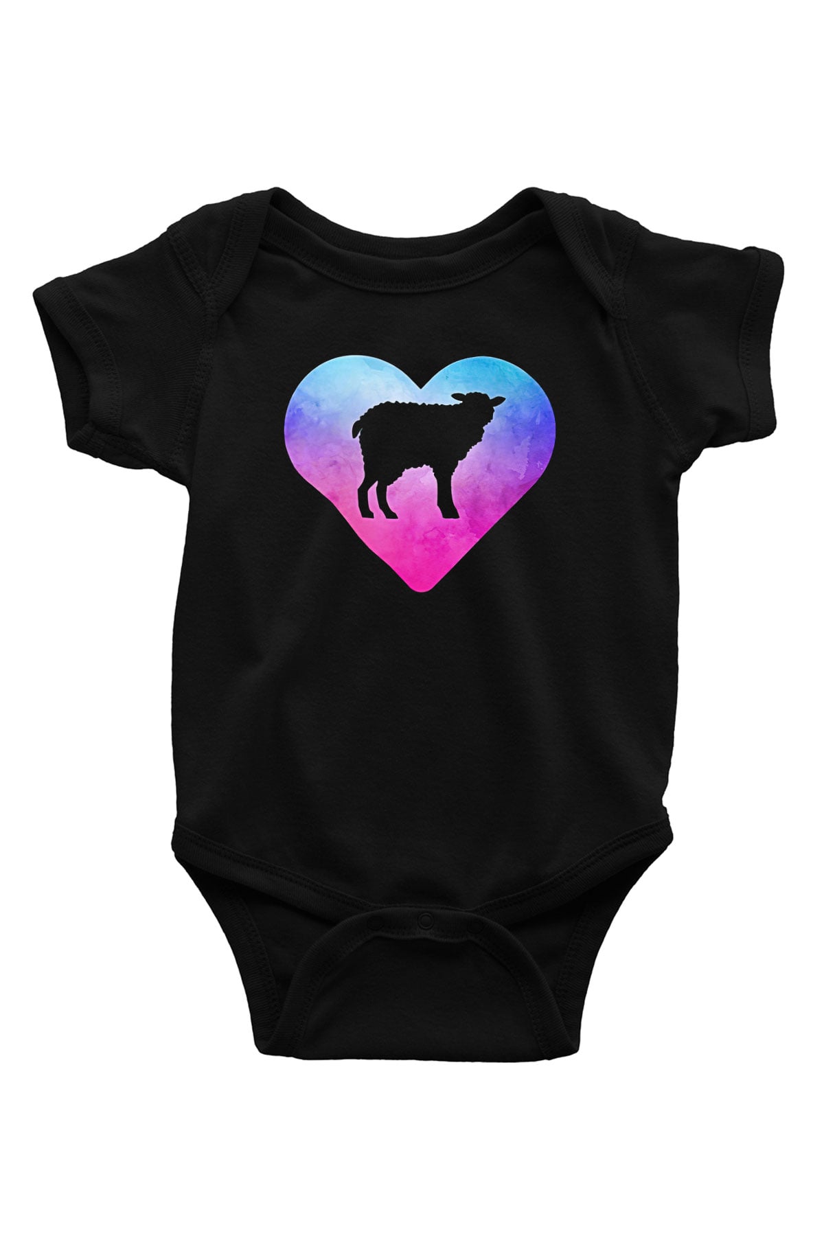 Kurban Bayramı Baskılı Unisex Siyah Bebek Body - Zıbın