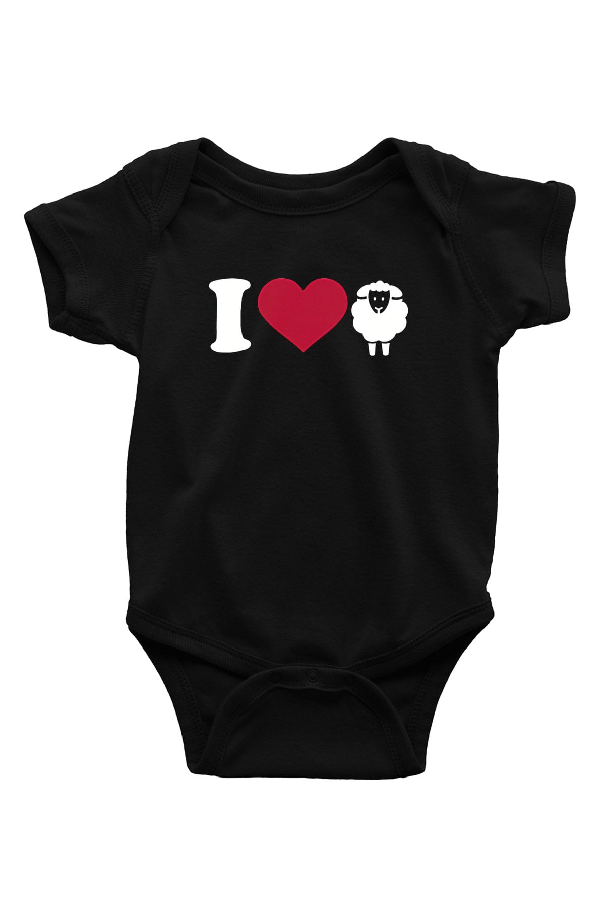 Kurban Bayramı Baskılı Unisex Siyah Bebek Body - Zıbın