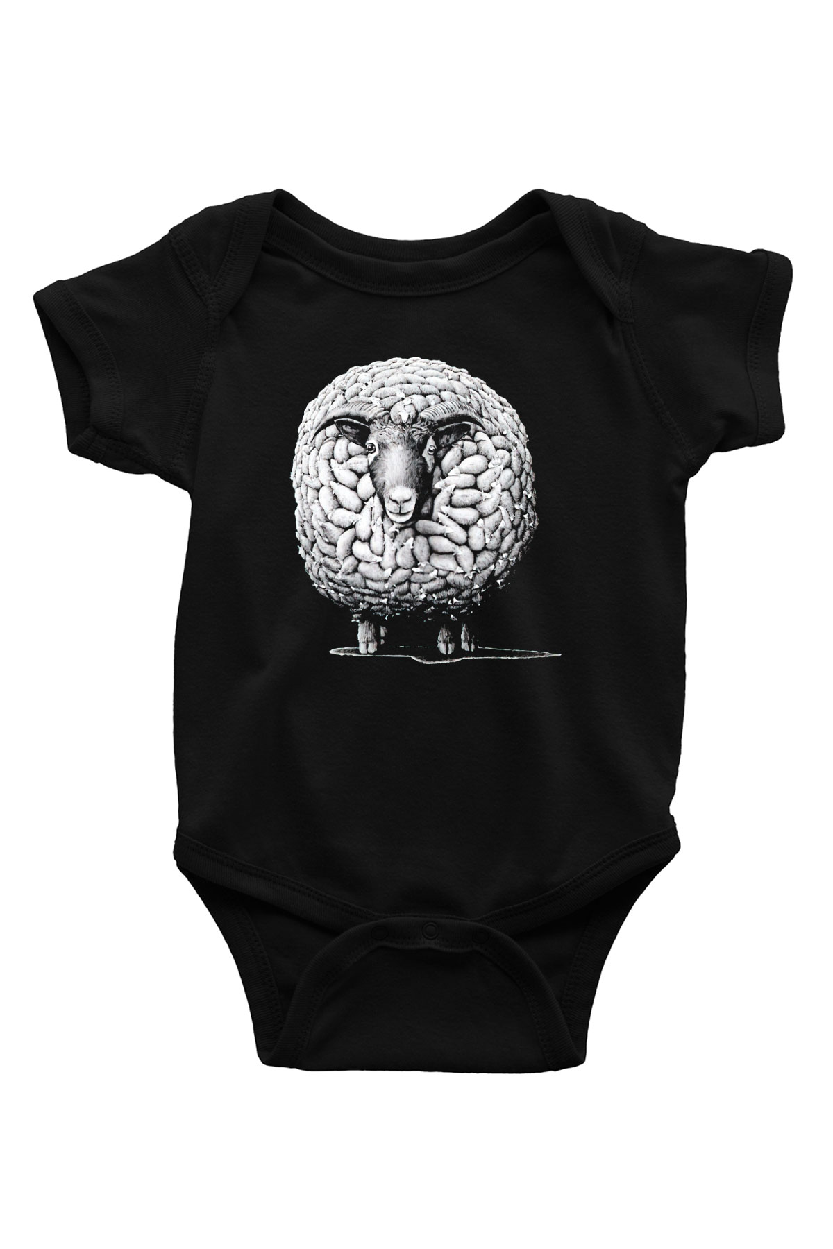 Kurban Bayramı Baskılı Unisex Siyah Bebek Body - Zıbın