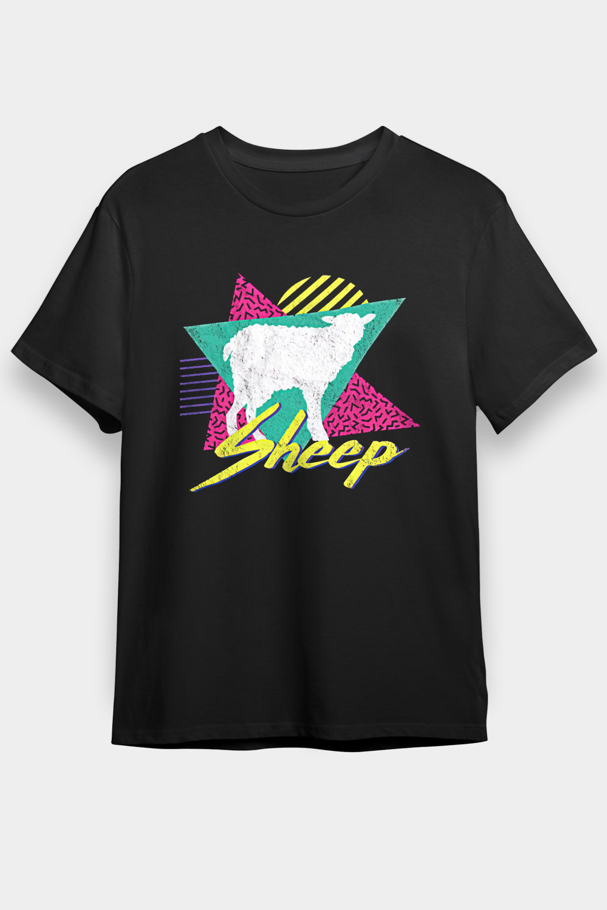 Kurban Bayramı Baskılı Unisex Siyah Tişört - Tshirt