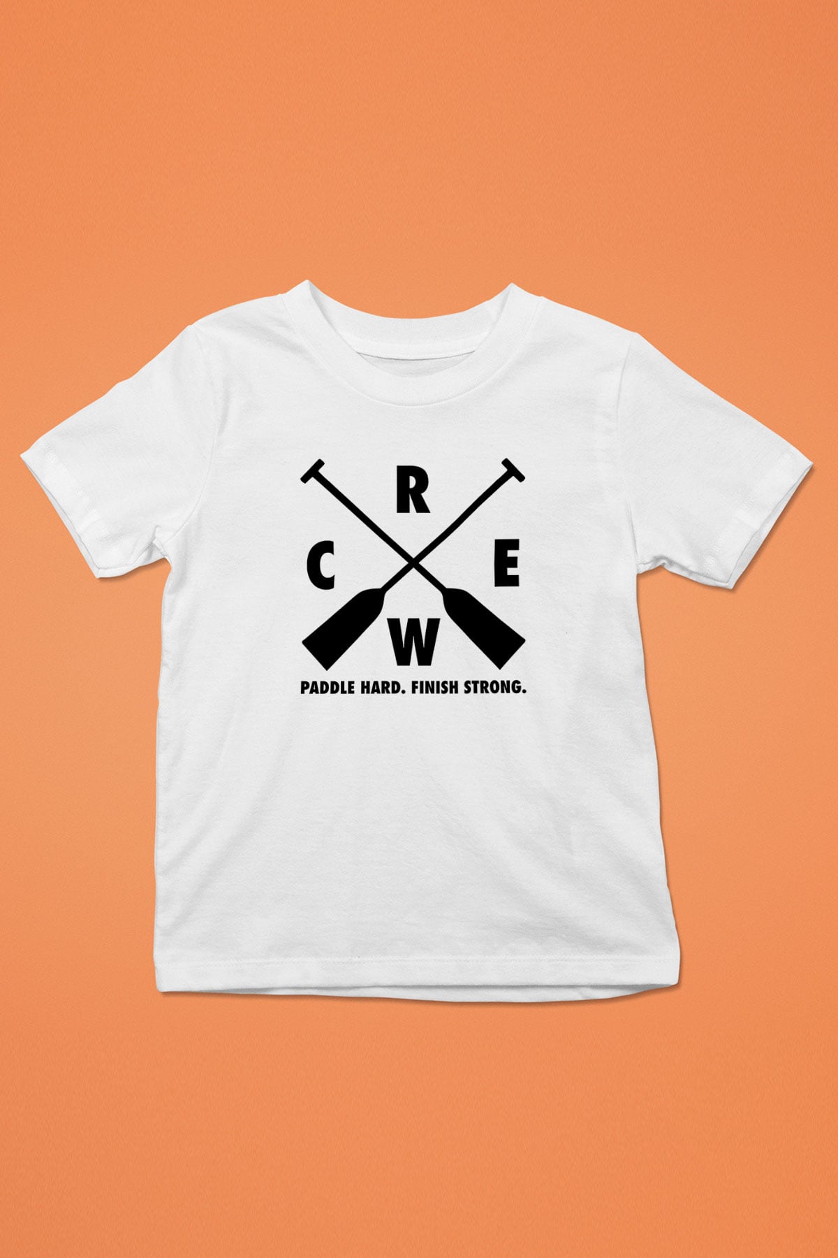Kürek Baskılı Unisex Beyaz Çocuk Tişört - Tshirt