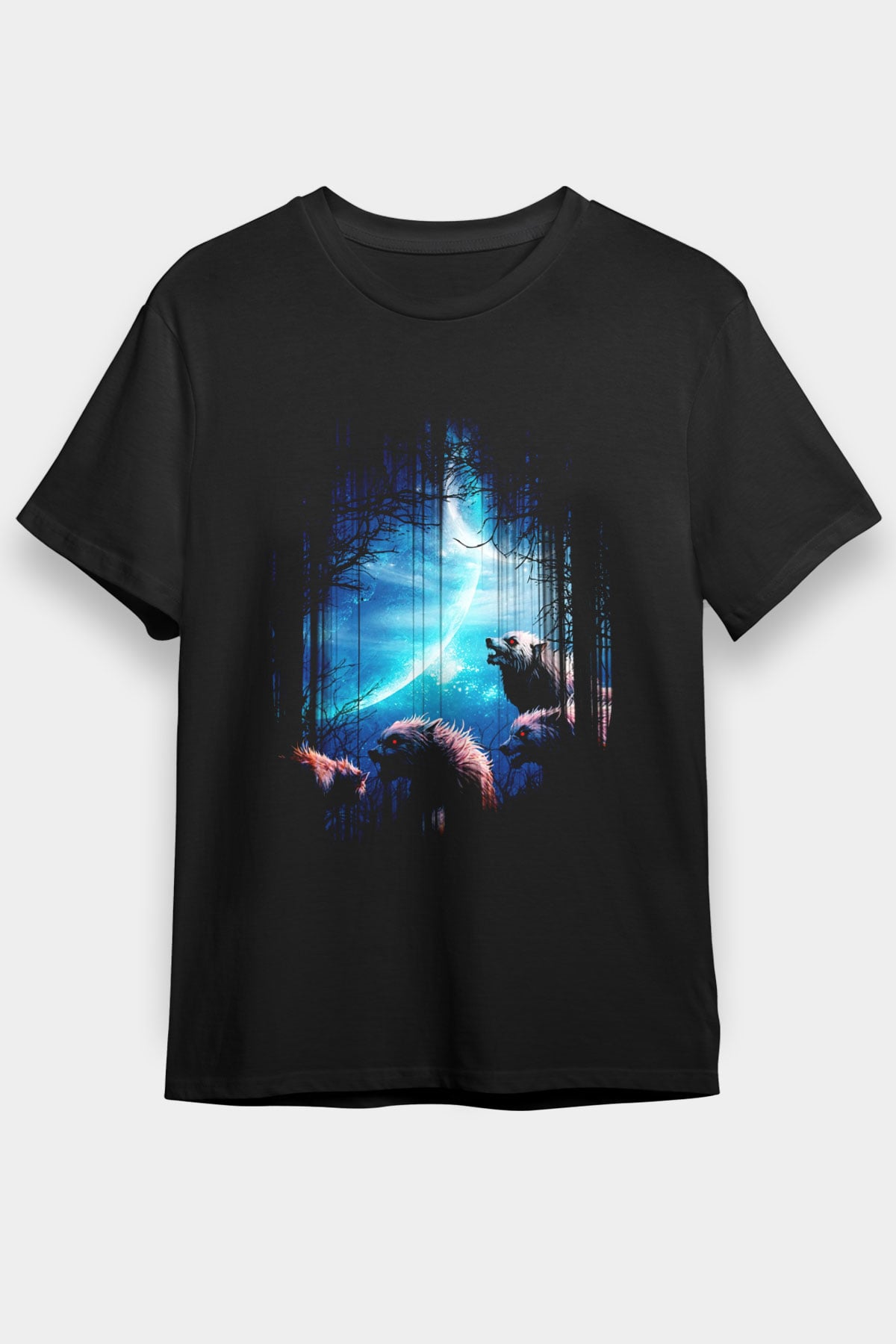 Kurt Siyah Unisex Tişört T-Shirt - TişörtFabrikası