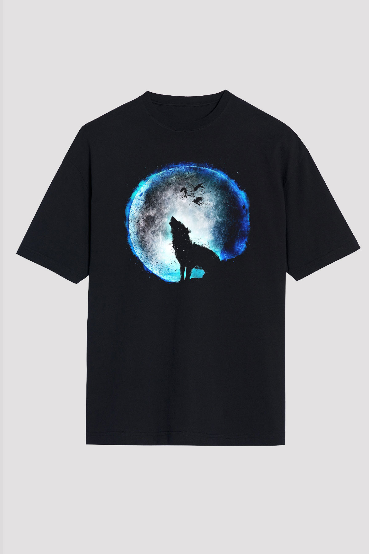 Kurt Siyah Unisex Tişört T-Shirt - TişörtFabrikası
