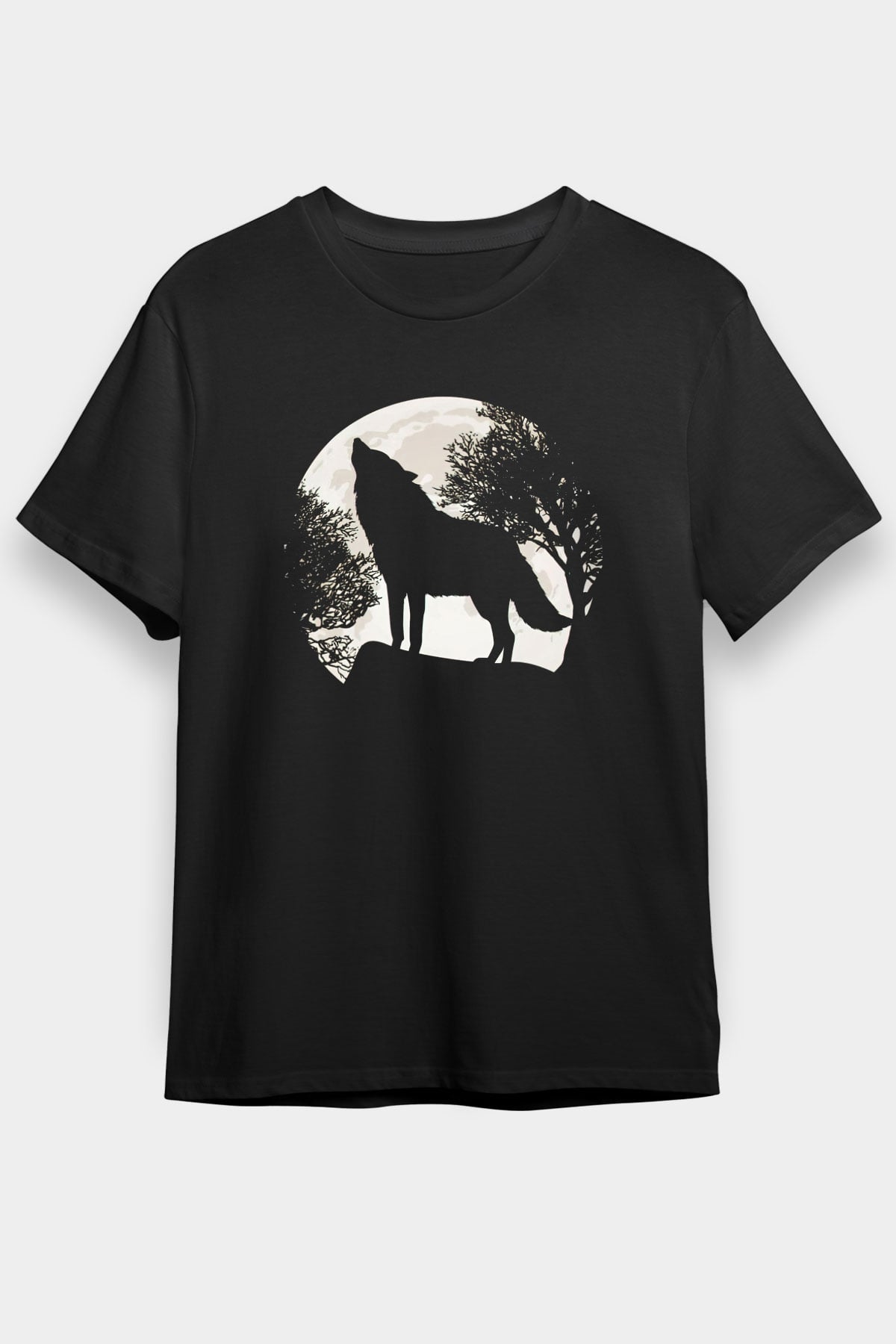 Kurt Siyah Unisex Tişört T-Shirt - TişörtFabrikası