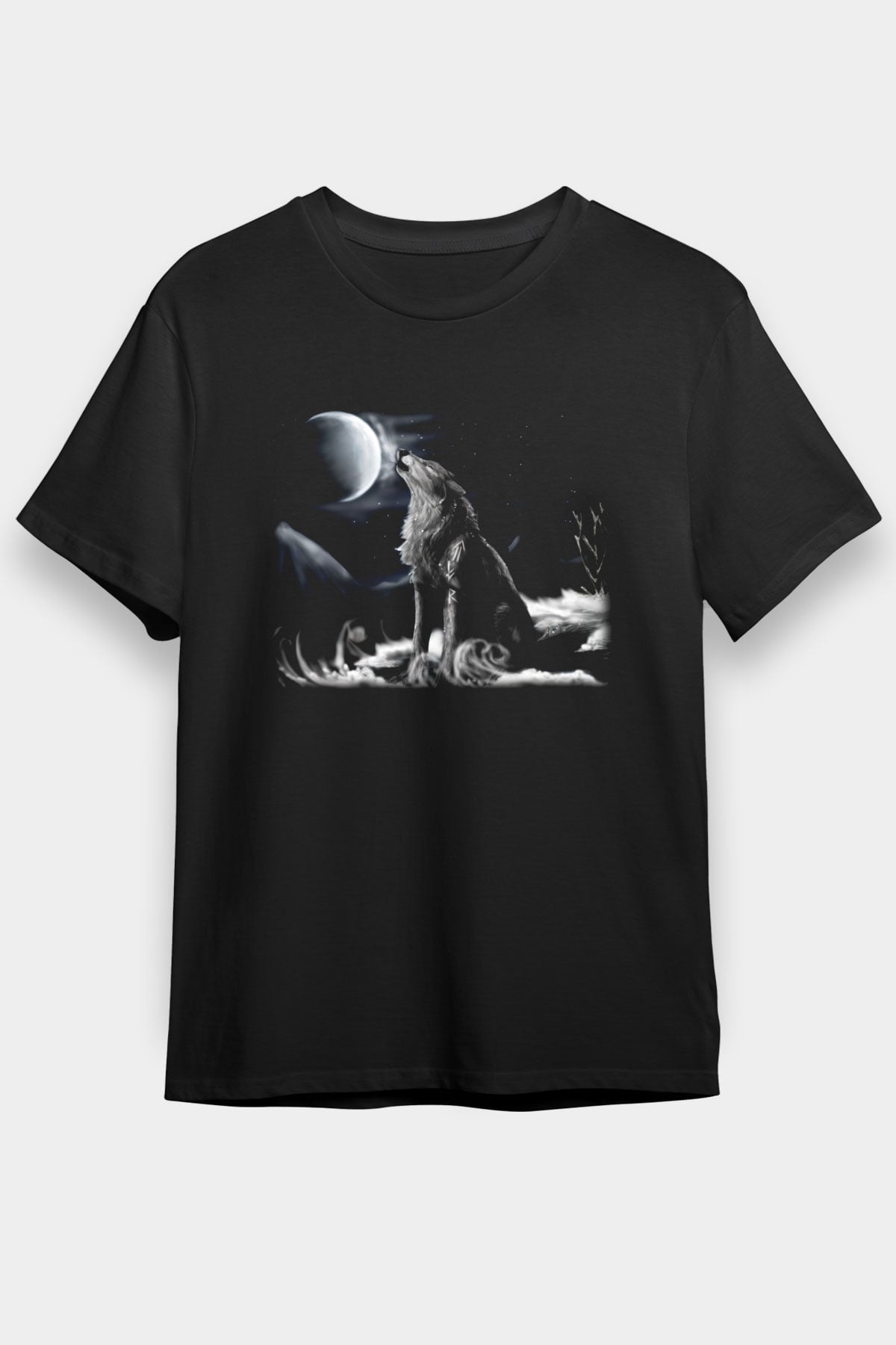 Kurt Siyah Unisex Tişört T-Shirt - TişörtFabrikası