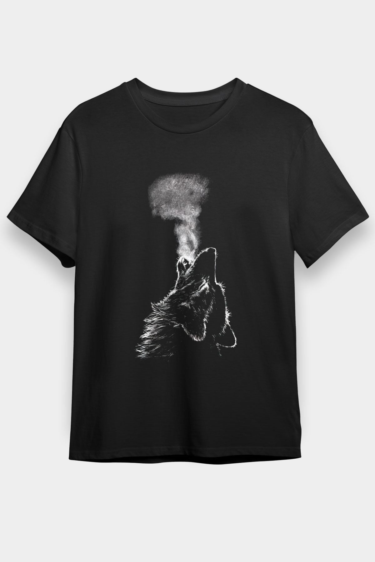 Kurt Siyah Unisex Tişört T-Shirt - TişörtFabrikası