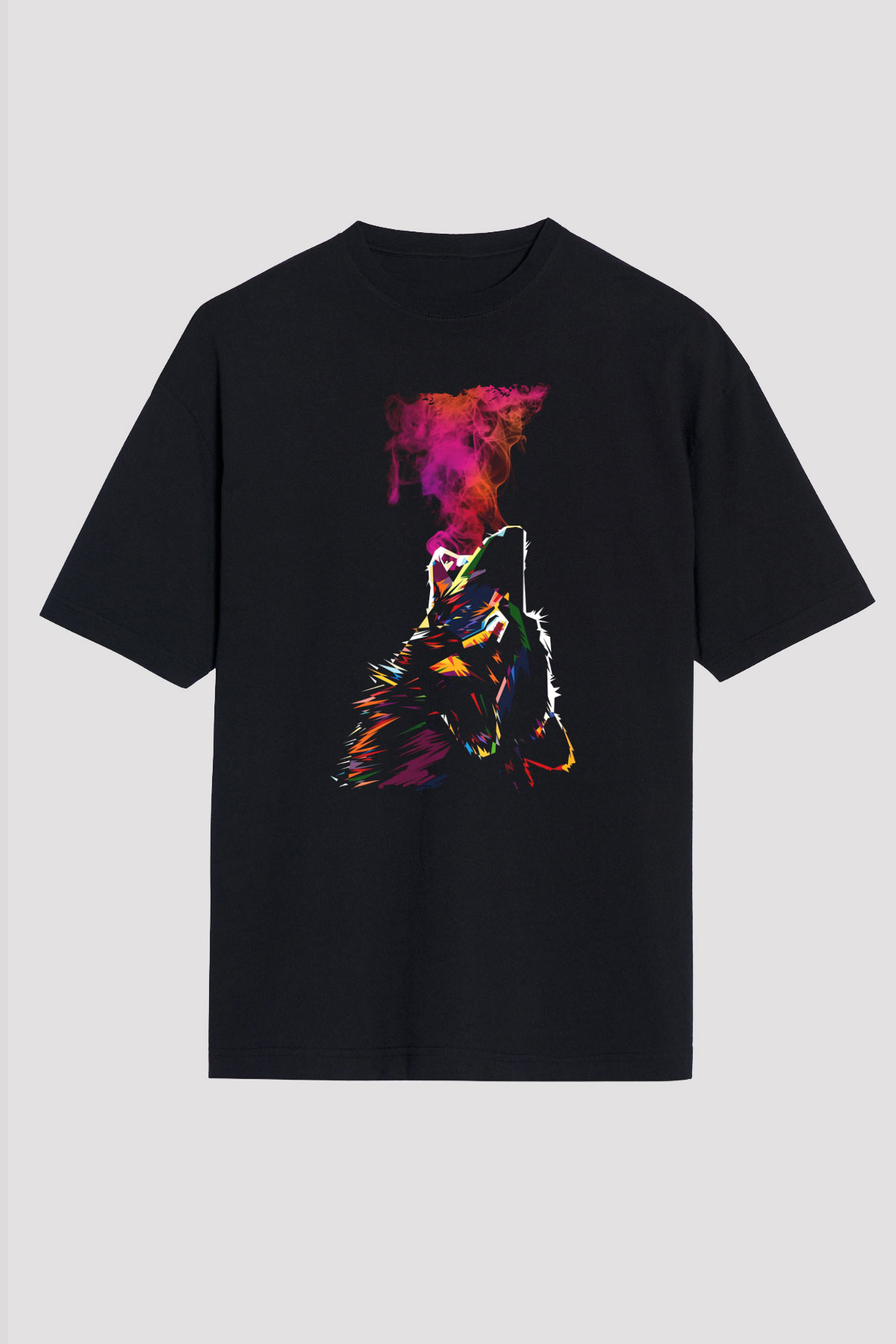 Kurt Siyah Unisex Tişört T-Shirt - TişörtFabrikası