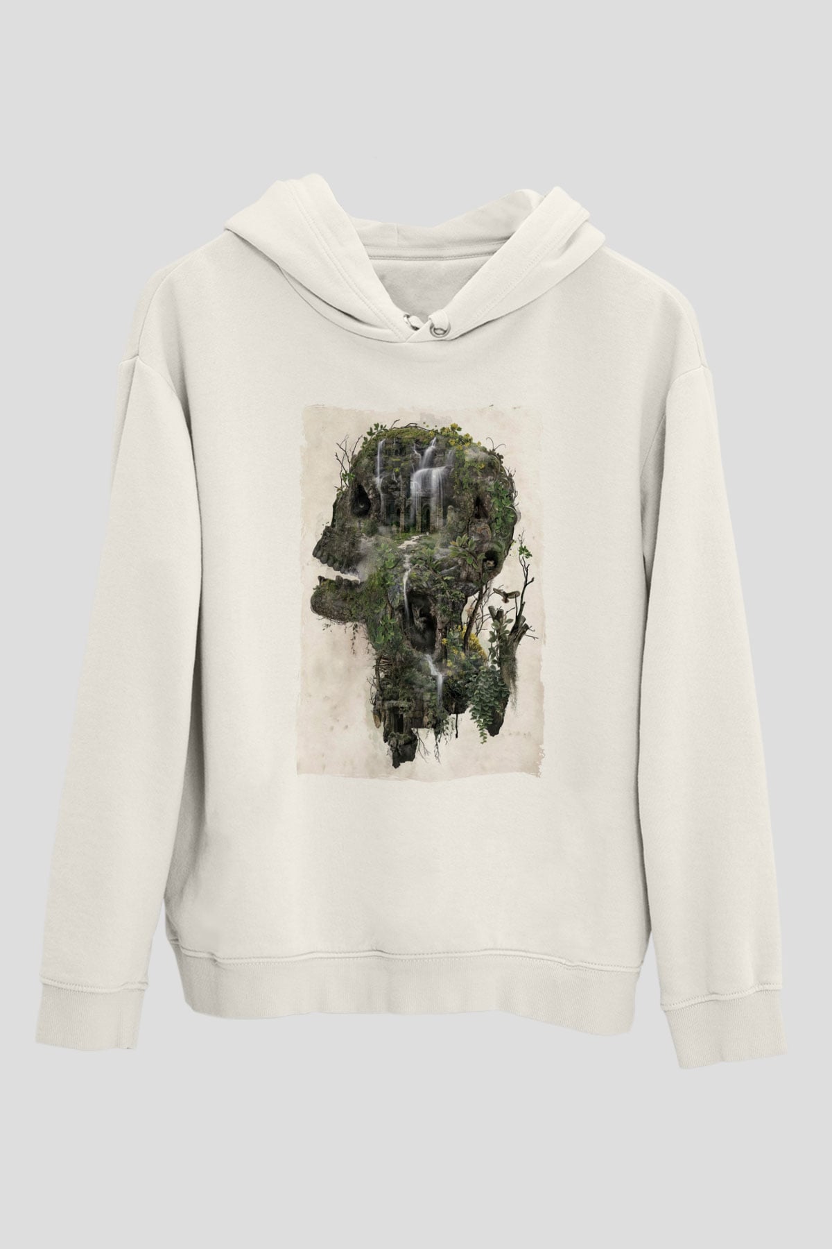 Kuru Kafa OrmanıBeyaz  Unisex Hoodie
