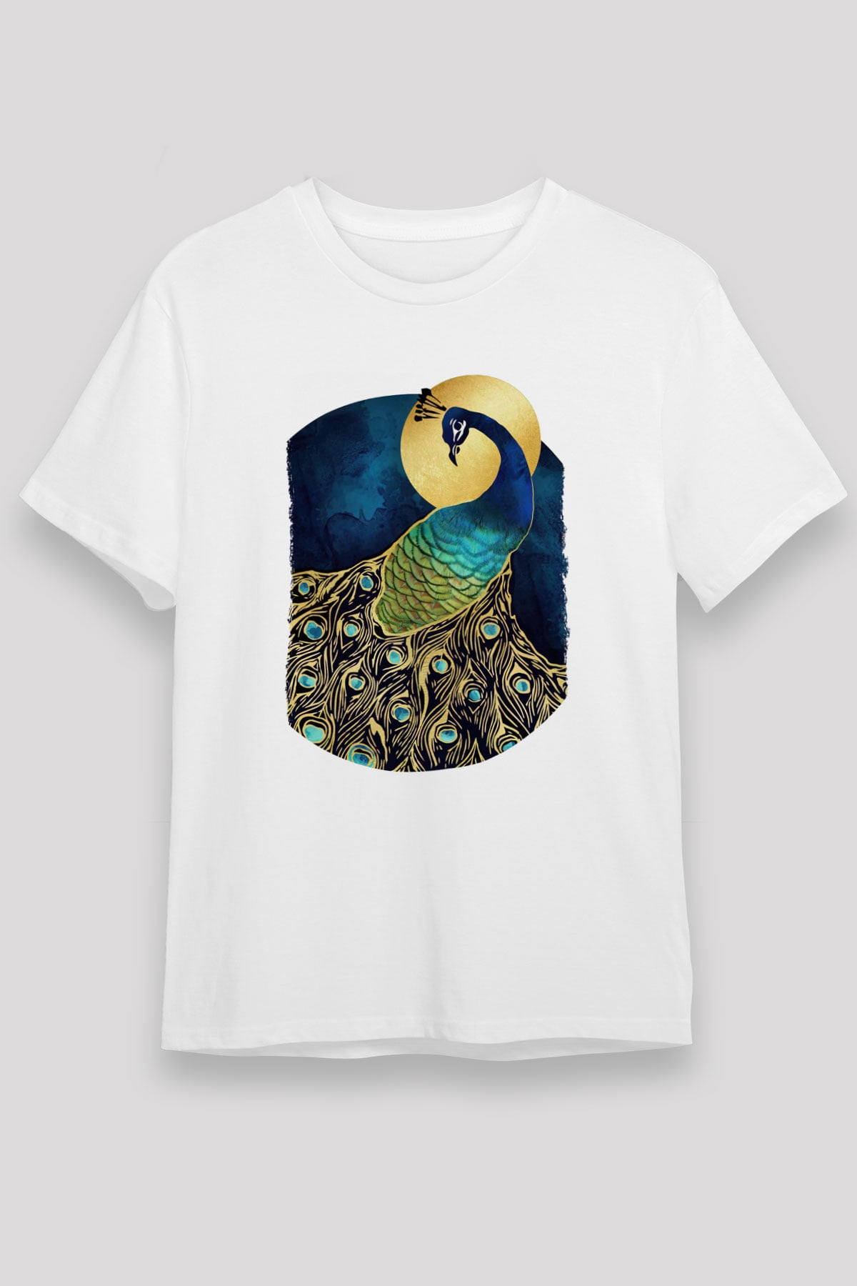 Kuş Beyaz Unisex Tişört T-Shirt - TişörtFabrikası