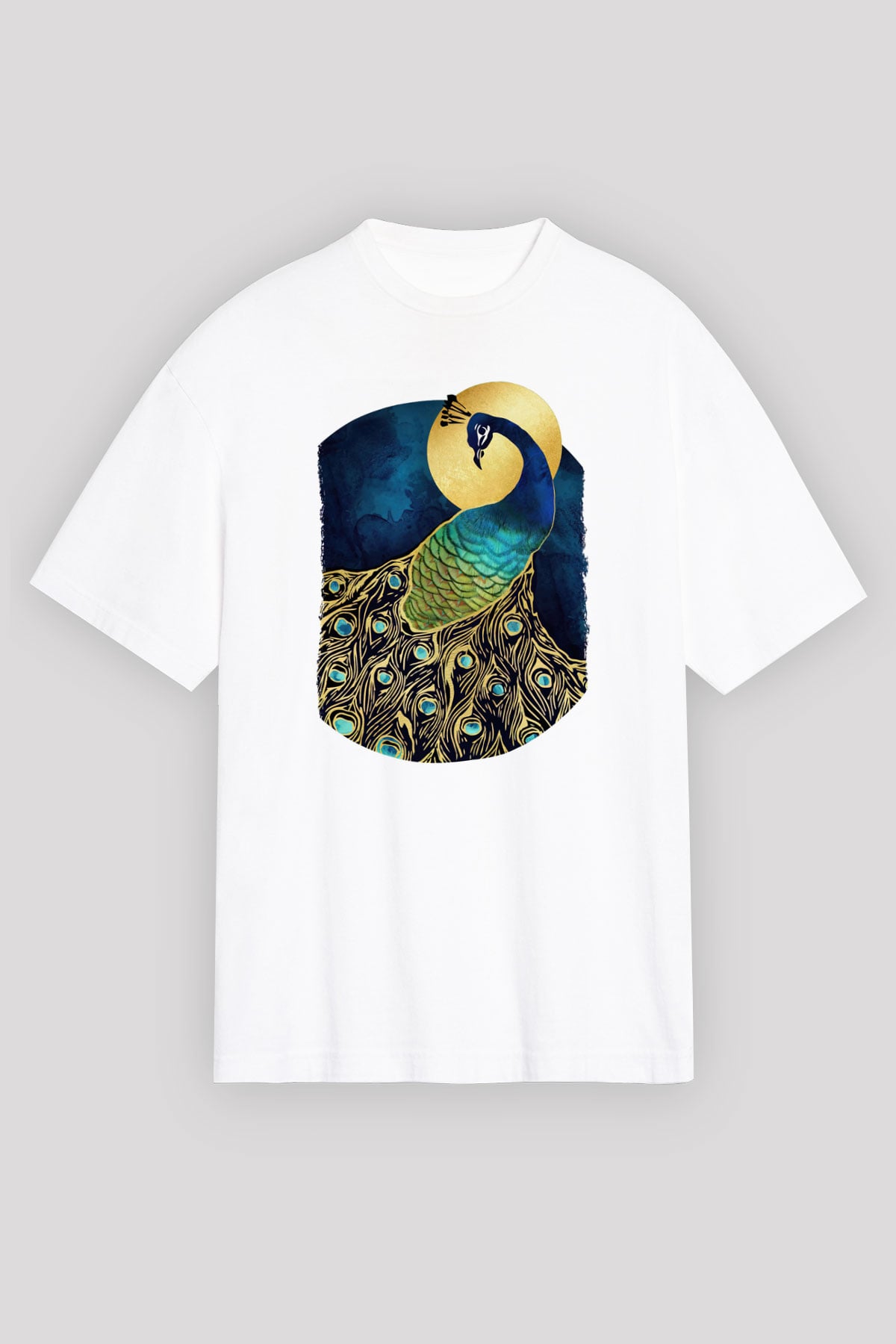 Kuş Beyaz Unisex Tişört T-Shirt - TişörtFabrikası