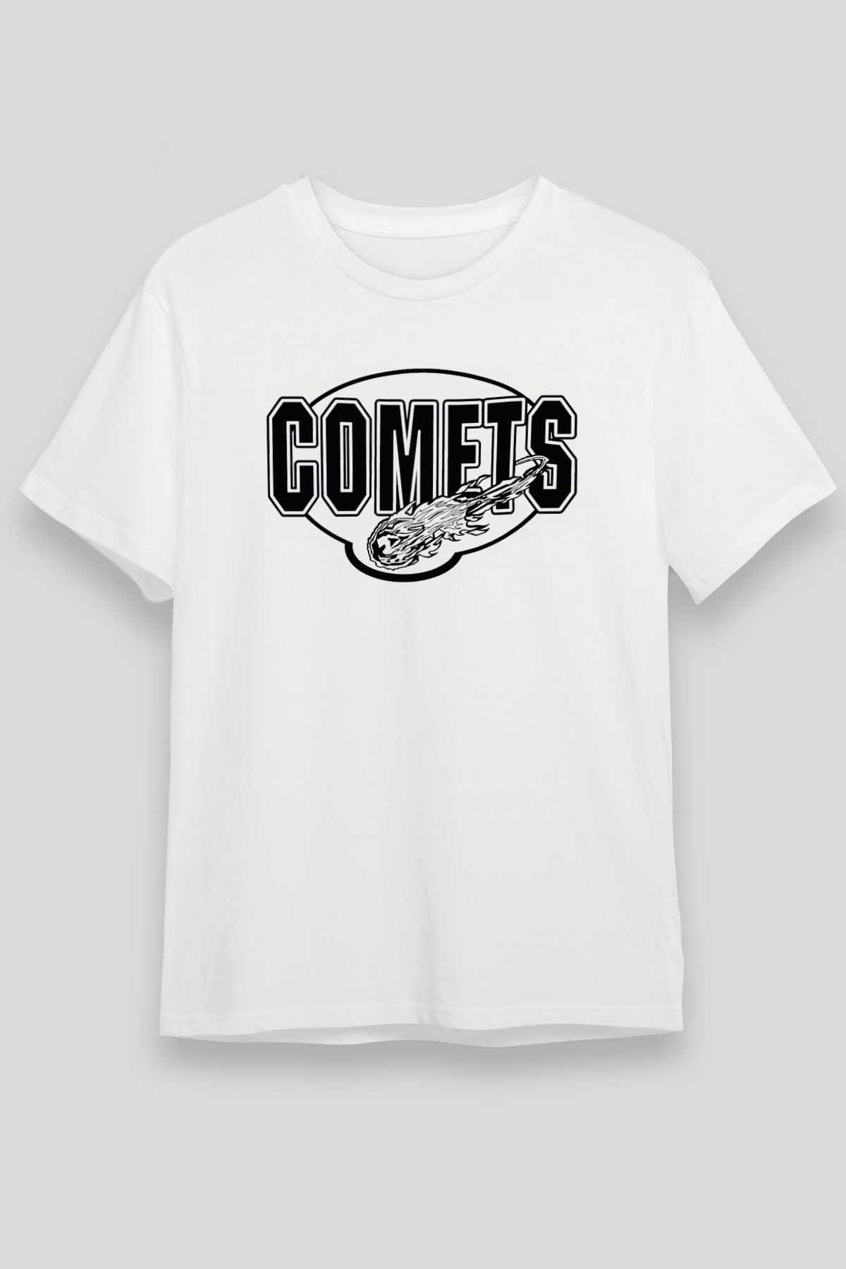 Kuyruklu yıldız Beyaz Unisex Tişört T-Shirt - TişörtFabrikası