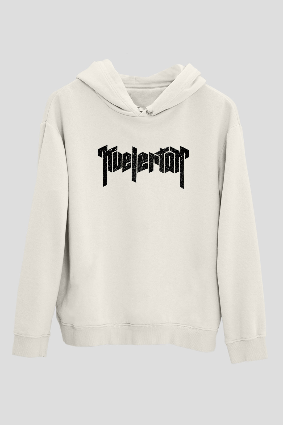 Kvelertak Beyaz Unisex Kapşonlu Sweatshirt