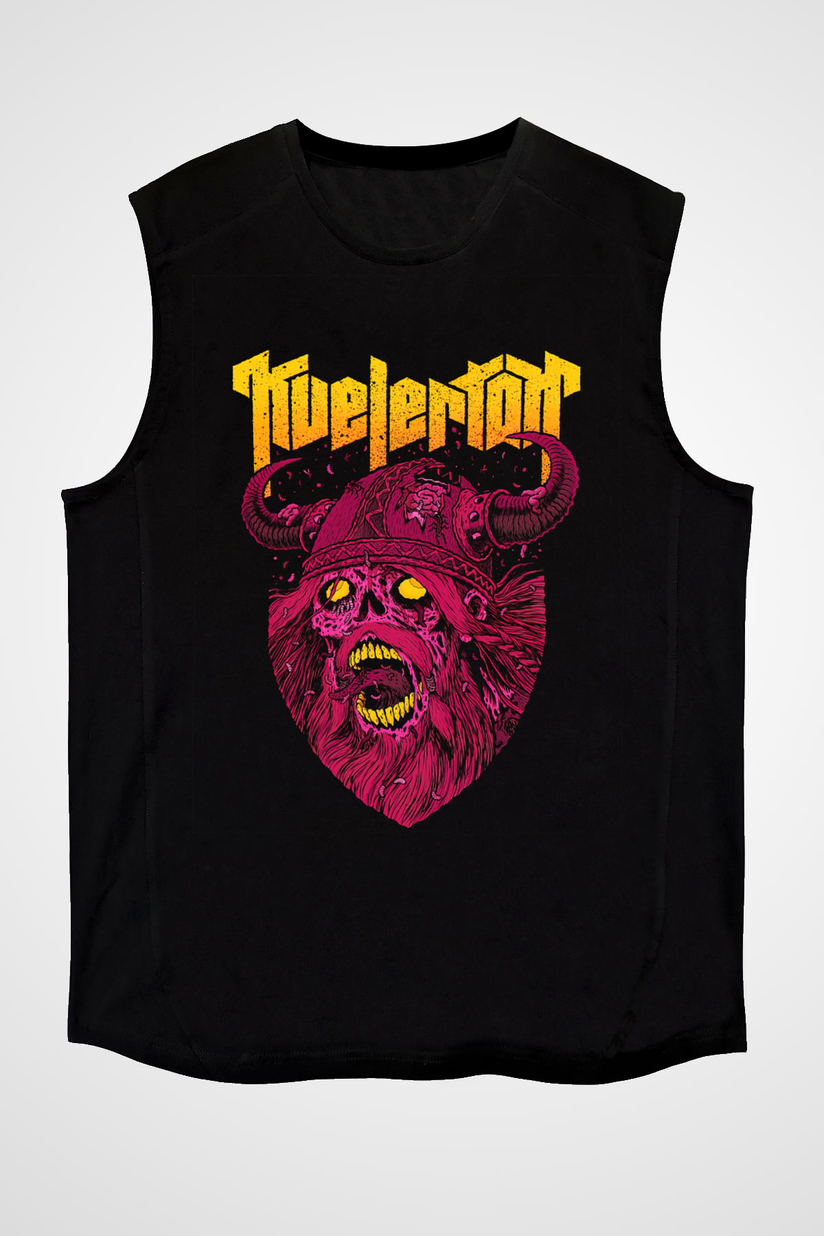 Kvelertak Siyah Unisex Kolsuz Tişört