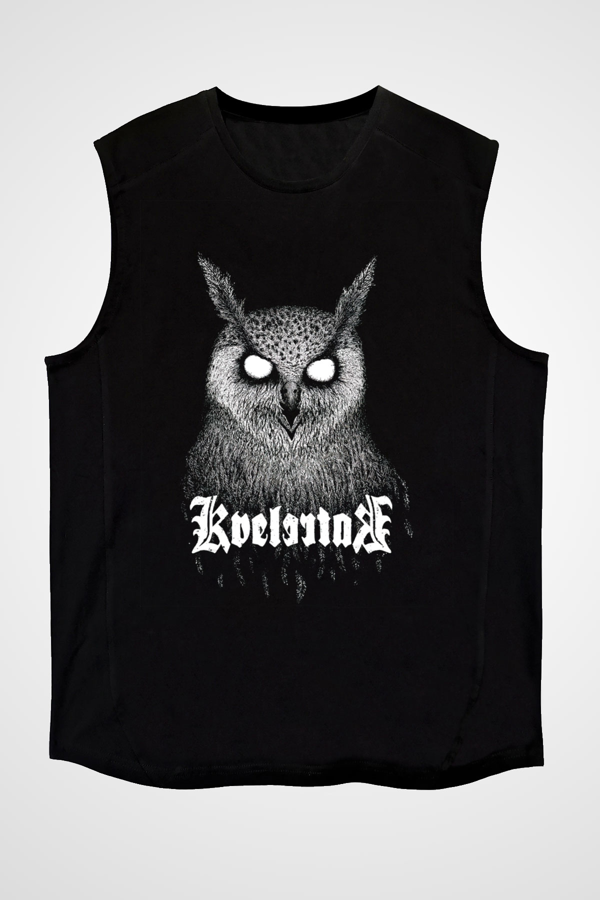Kvelertak Siyah Unisex Kolsuz Tişört