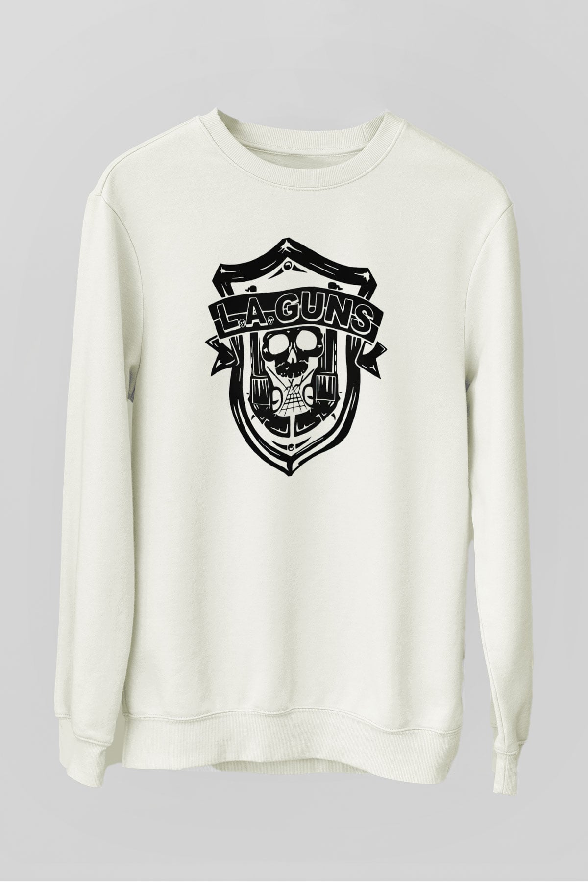 L.A. Guns Beyaz Unisex Sweatshirt