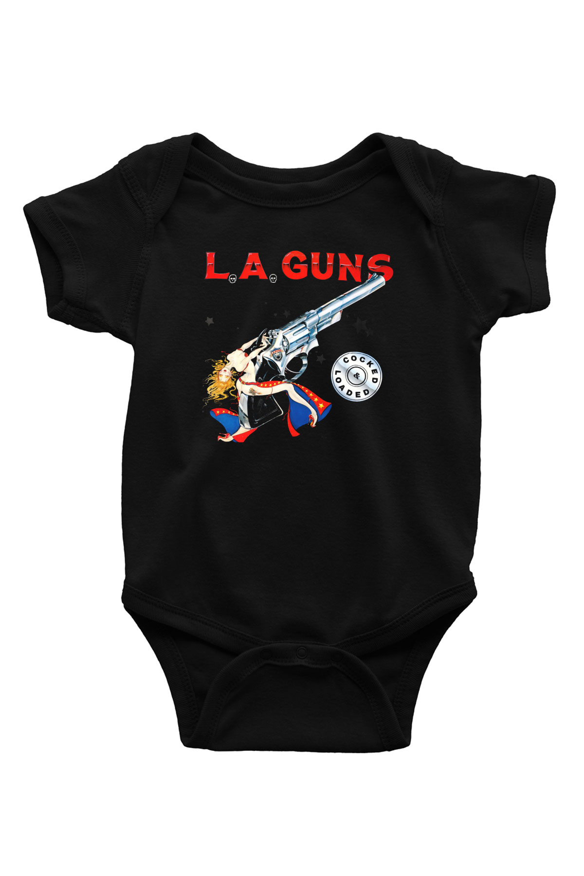L.A. Guns Siyah Bebek Body - Zıbın