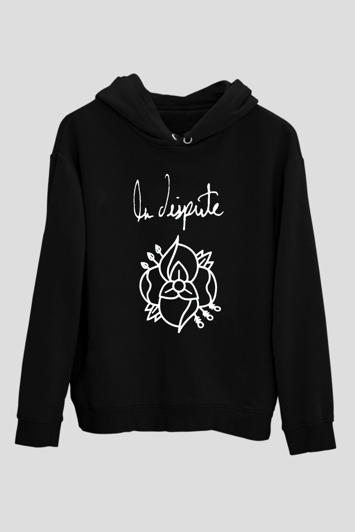 La Dispute Siyah Unisex Kapüşonlu Sweatshirt