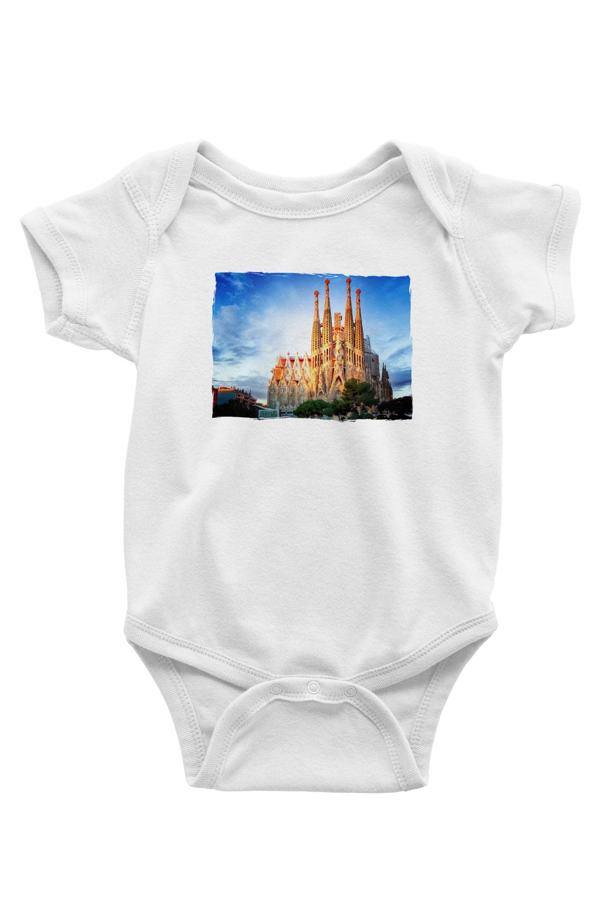 La Sagrada Familia Beyaz Bebek Body - Zıbın