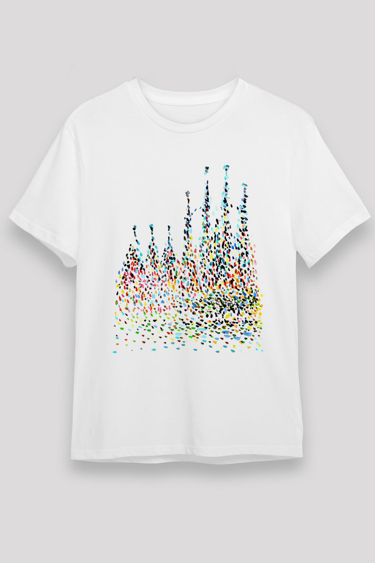 La Sagrada Familia Beyaz Unisex Tişört T-Shirt - TişörtFabrikası