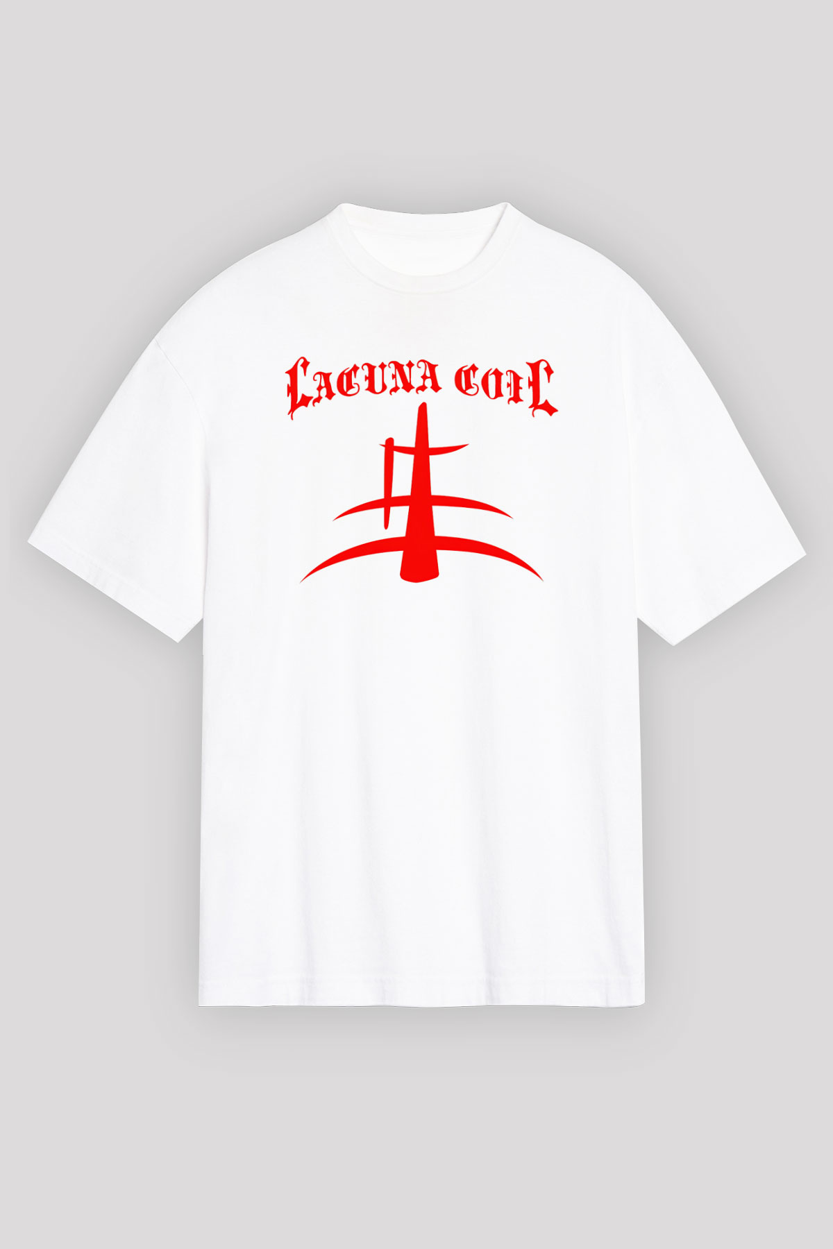 Lacuna Coil Beyaz Unisex Oversize Tişört T-Shirt