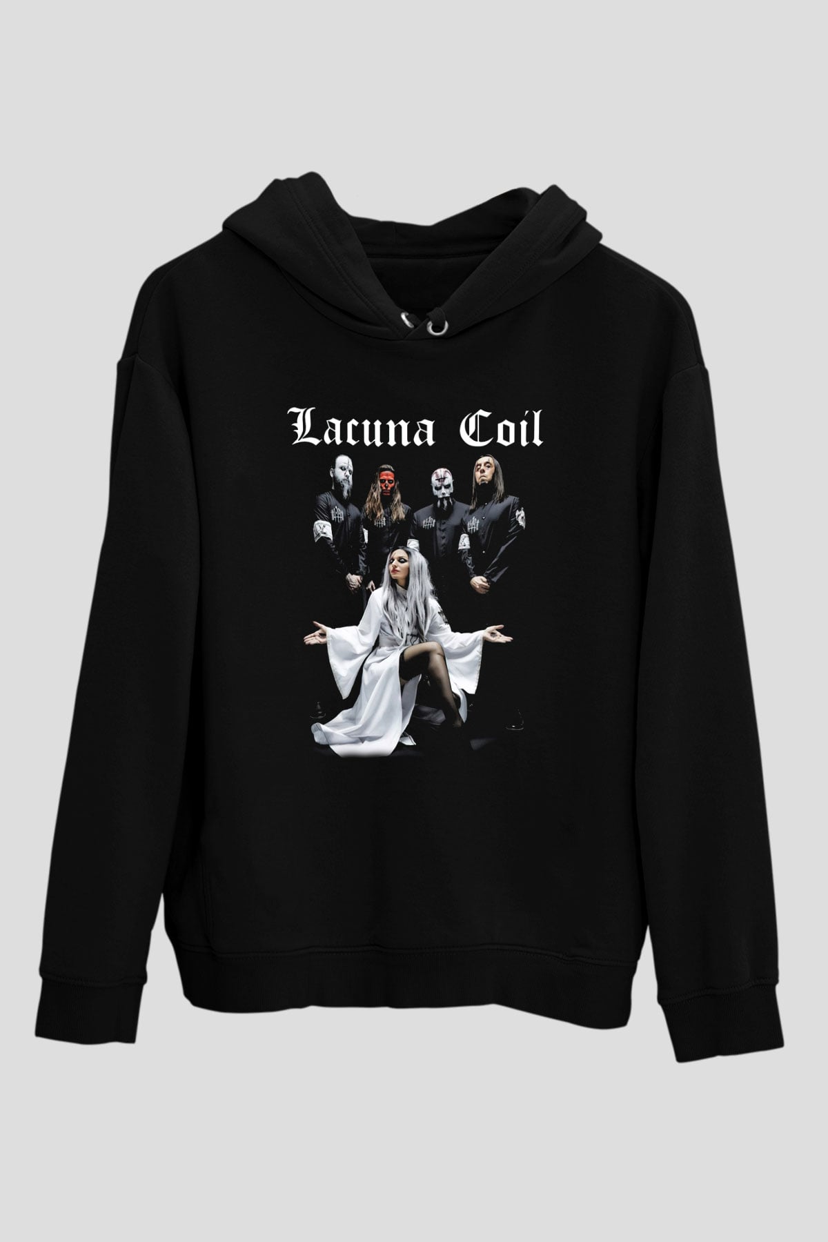 Lacuna Coil Siyah Unisex Hoodie