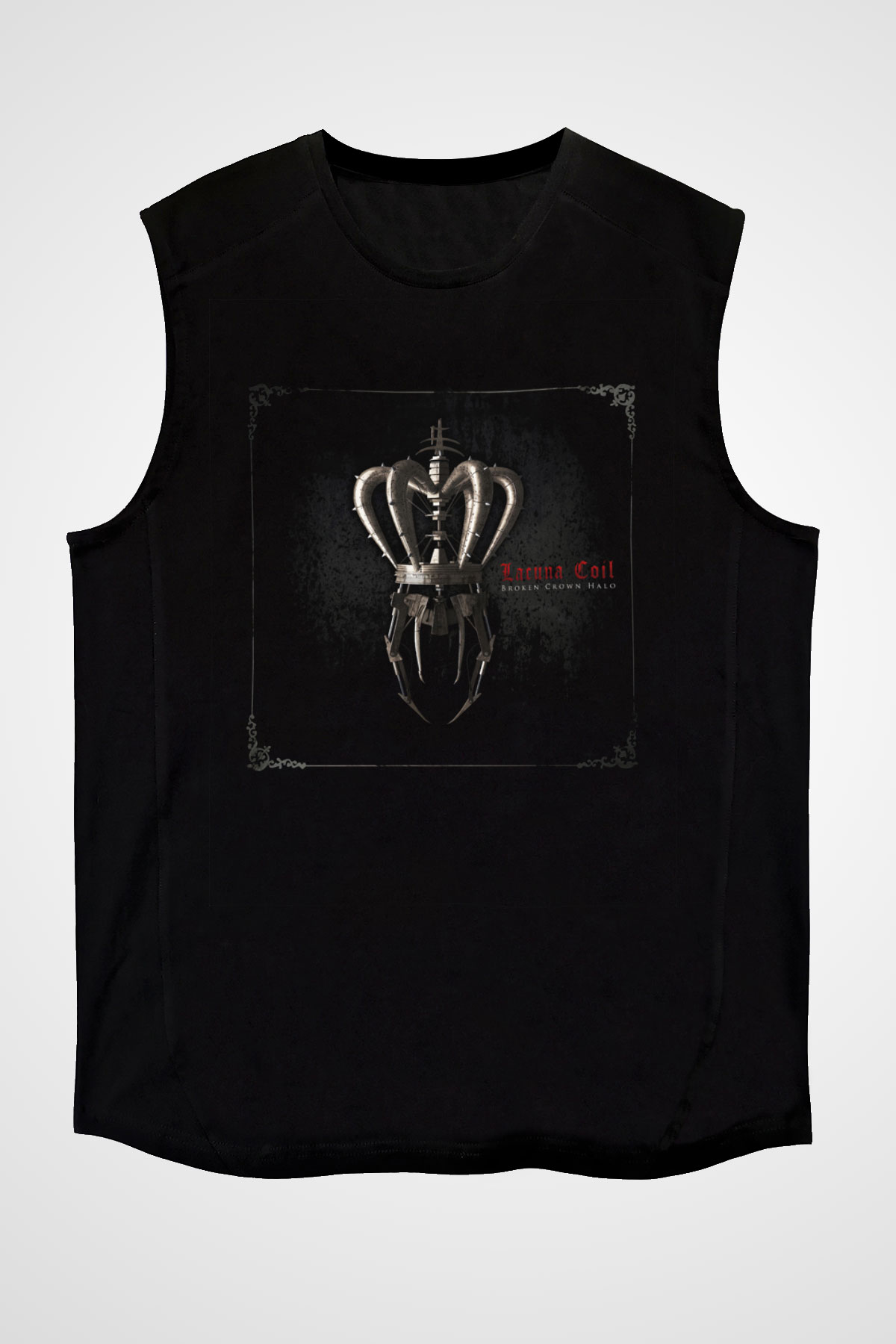 Lacuna Coil Siyah Unisex Kolsuz Tişört