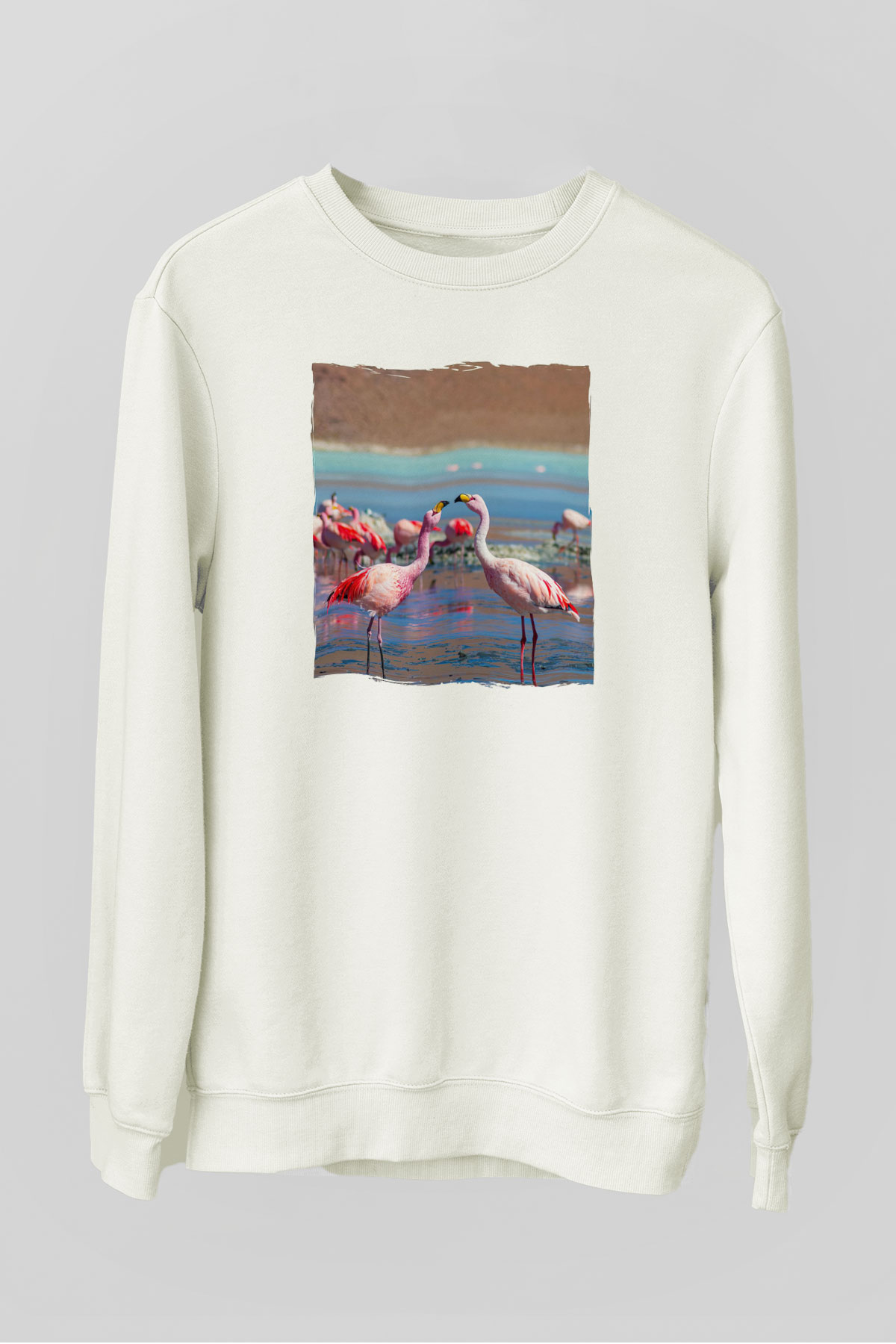 Laguna Colorada Beyaz Unisex Sweatshirt