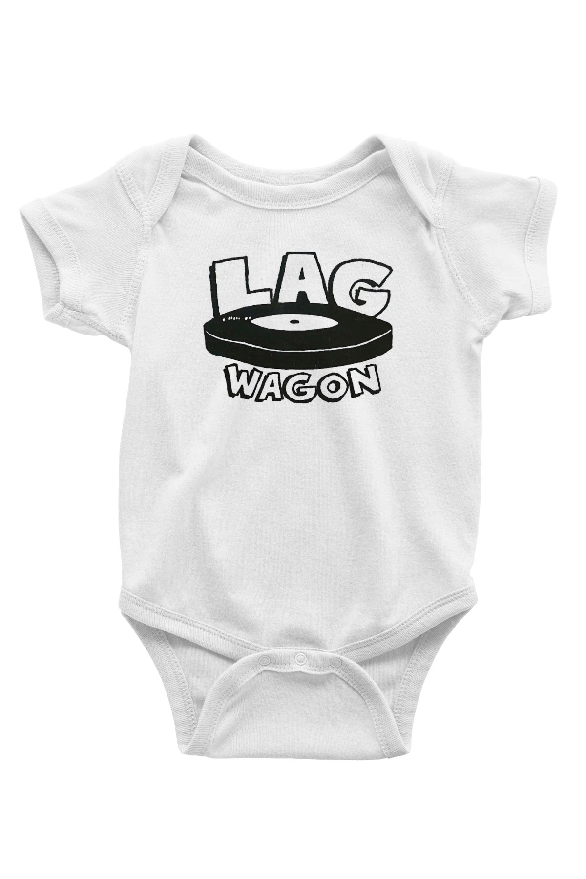 Lagwagon Baskılı Beyaz Unisex Bebek Body - Zıbın