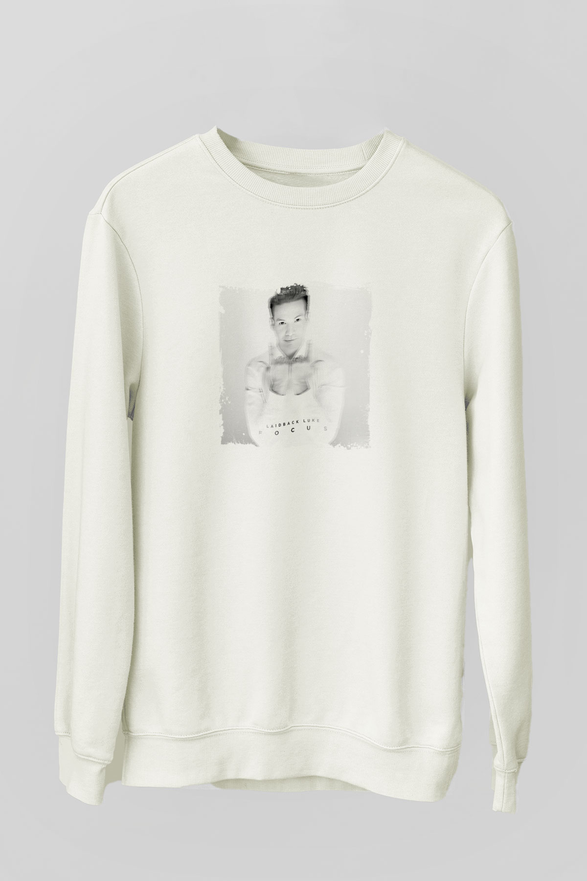 Laidback LukeBaskılı Beyaz Sweatshirt