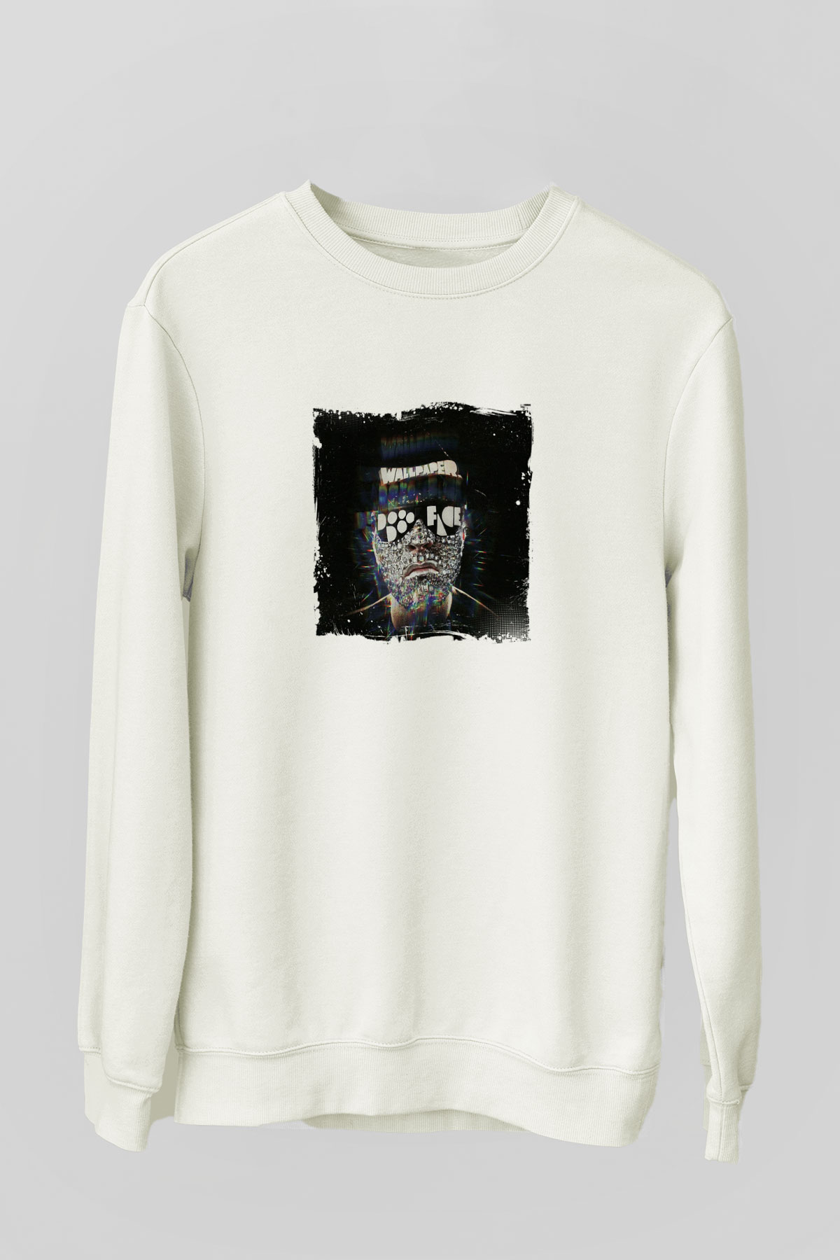 Laidback LukeBaskılı Beyaz Sweatshirt