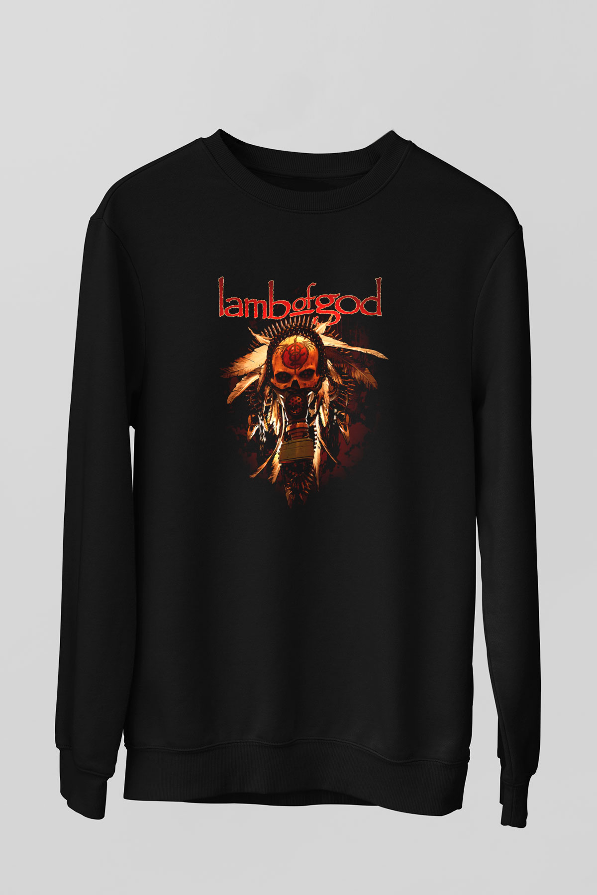Lamb of God Siyah Unisex Sweatshirt