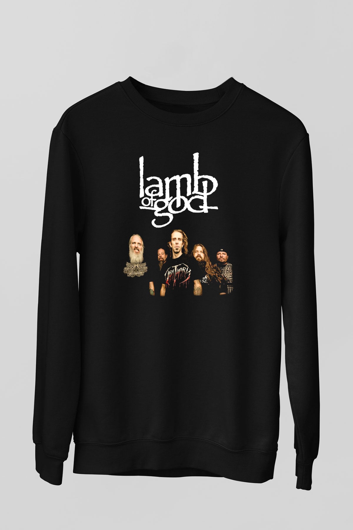 Lamb of God Siyah Unisex Sweatshirt