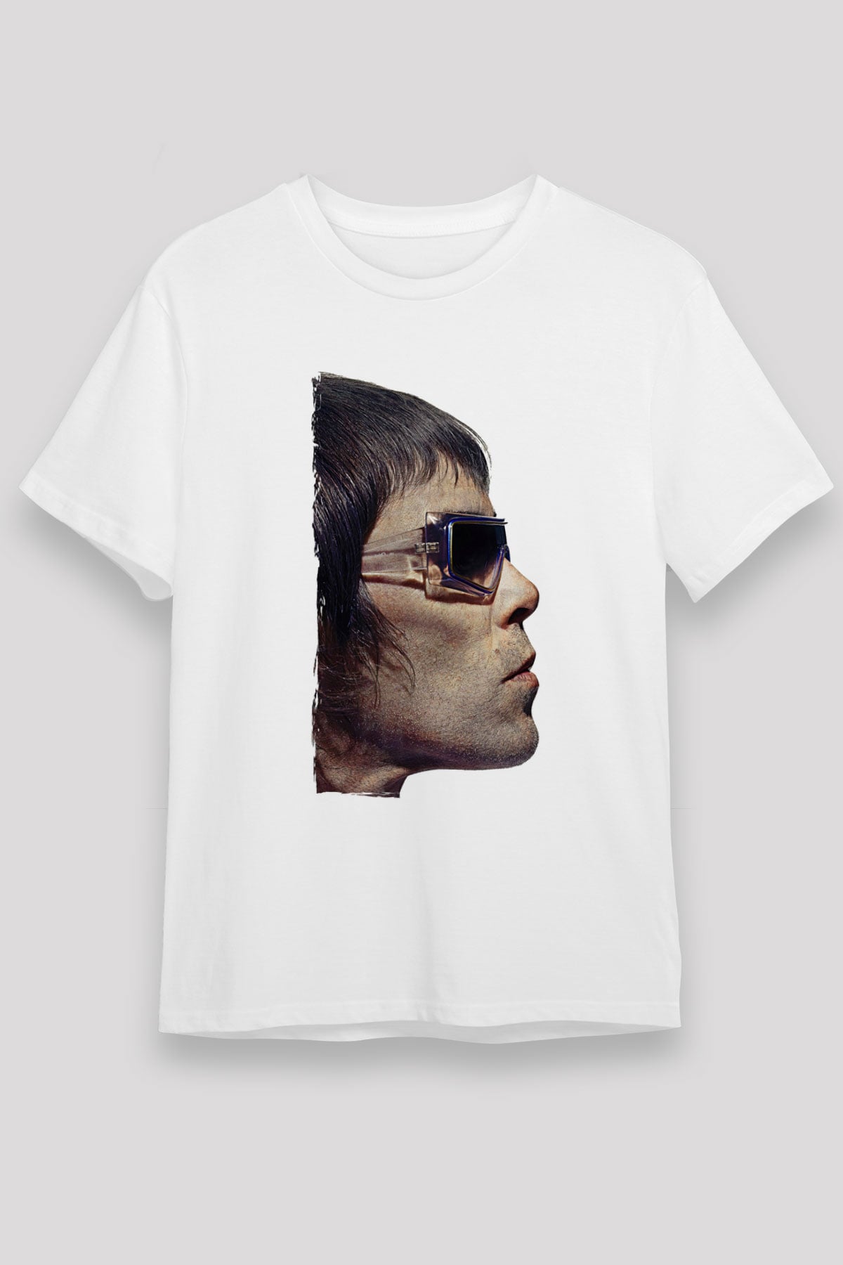 Lan Brown Baskılı Unisex Beyaz Tişört - Tshirt