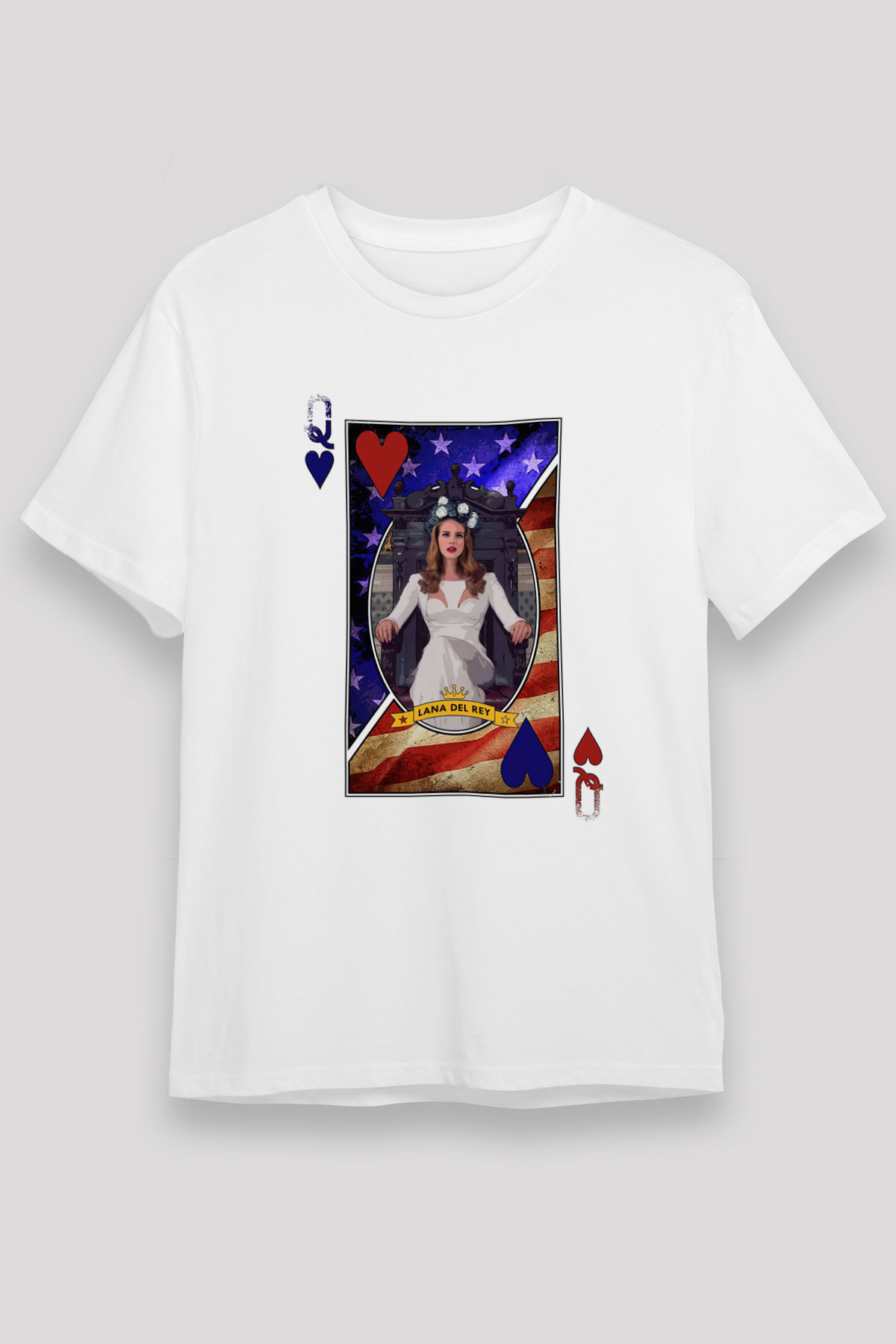 Lana Del Rey White Unisex Tee - STREETWEAR