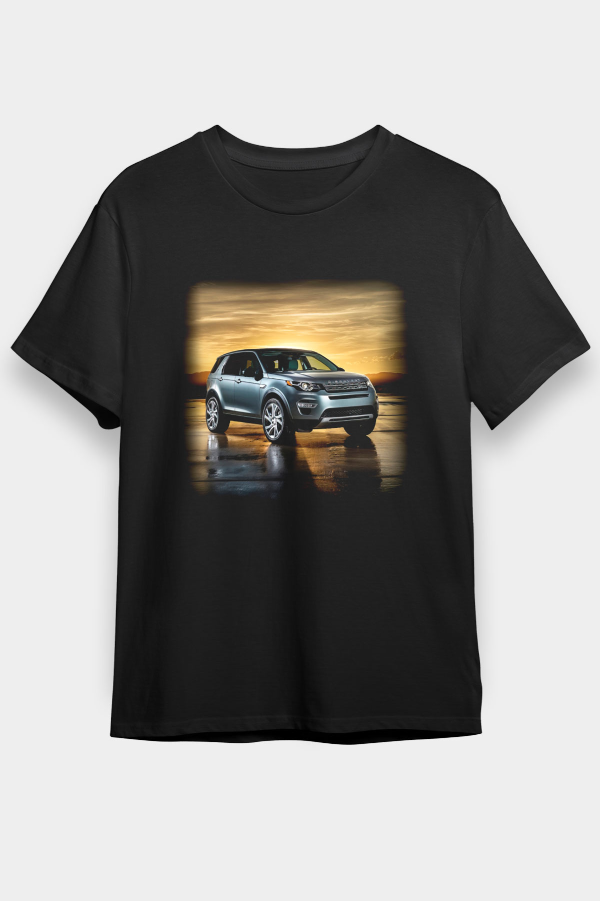 Land Rover Siyah Unisex Graphic Tee - STREETWEAR