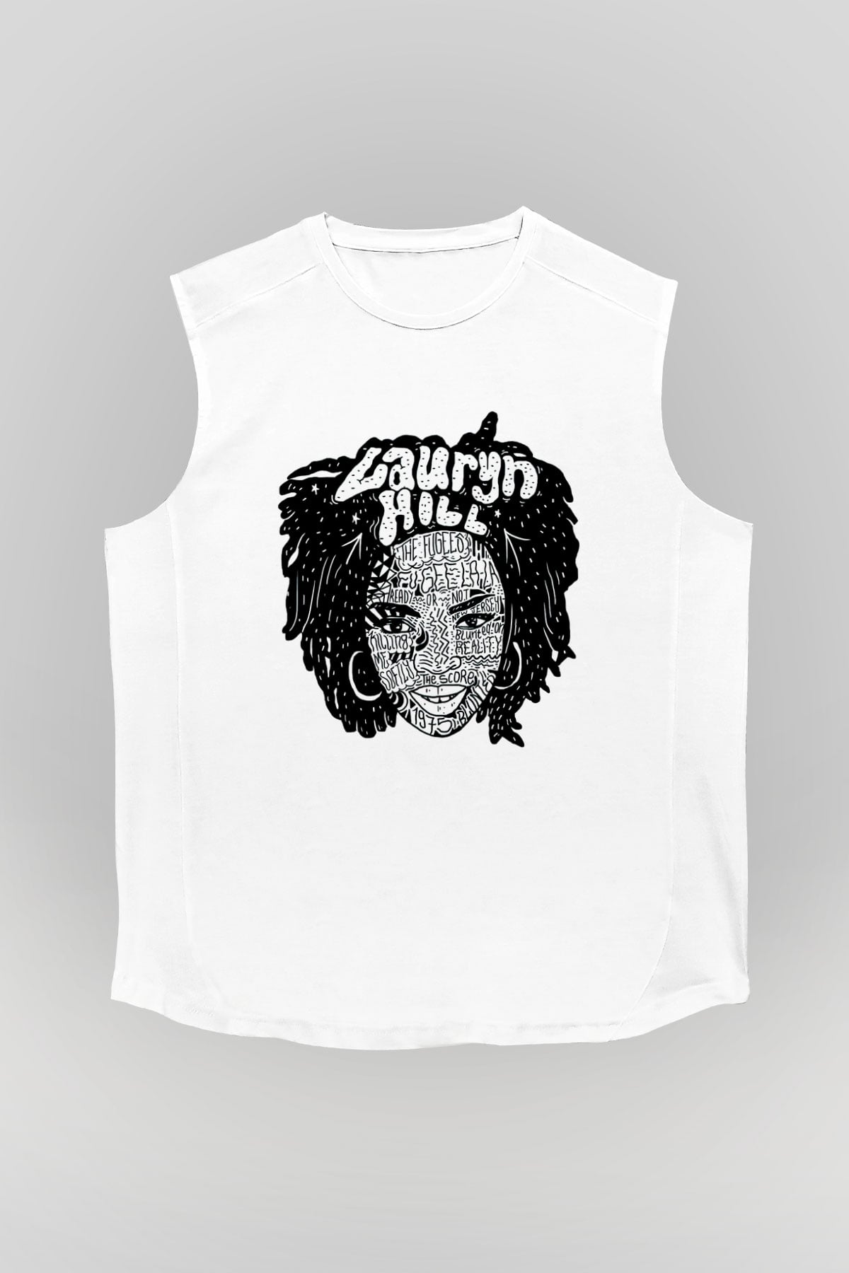 Lauryn Hill Beyaz Unisex Kolsuz Tişört