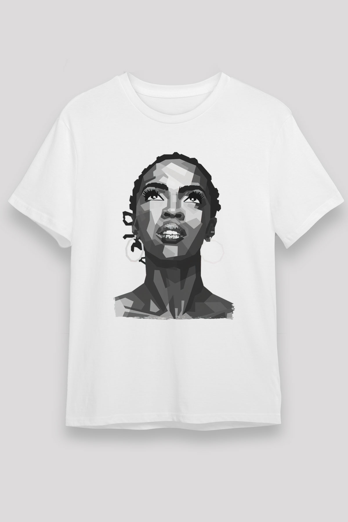 Lauryn Hill Beyaz Unisex Tişört T-Shirt - TişörtFabrikası