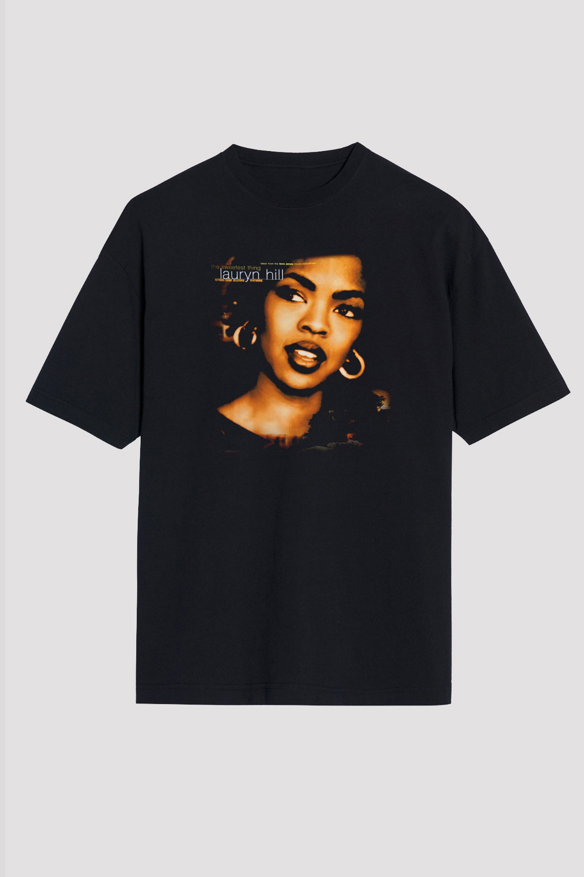Lauryn Hill Siyah Unisex Oversize Tişört T-Shirt