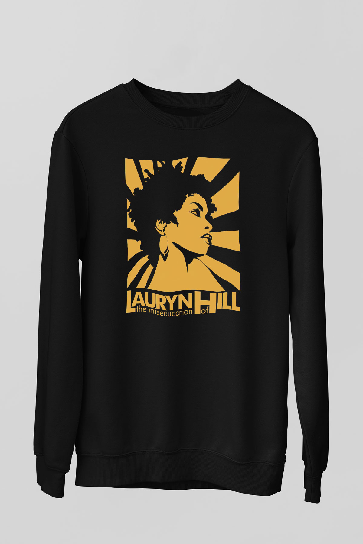 Lauryn Hill Siyah Unisex Sweatshirt