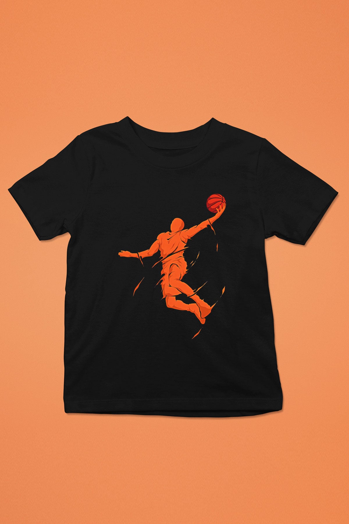Lebron James Baskılı Unisex Siyah Çocuk Tişört - Tshirt