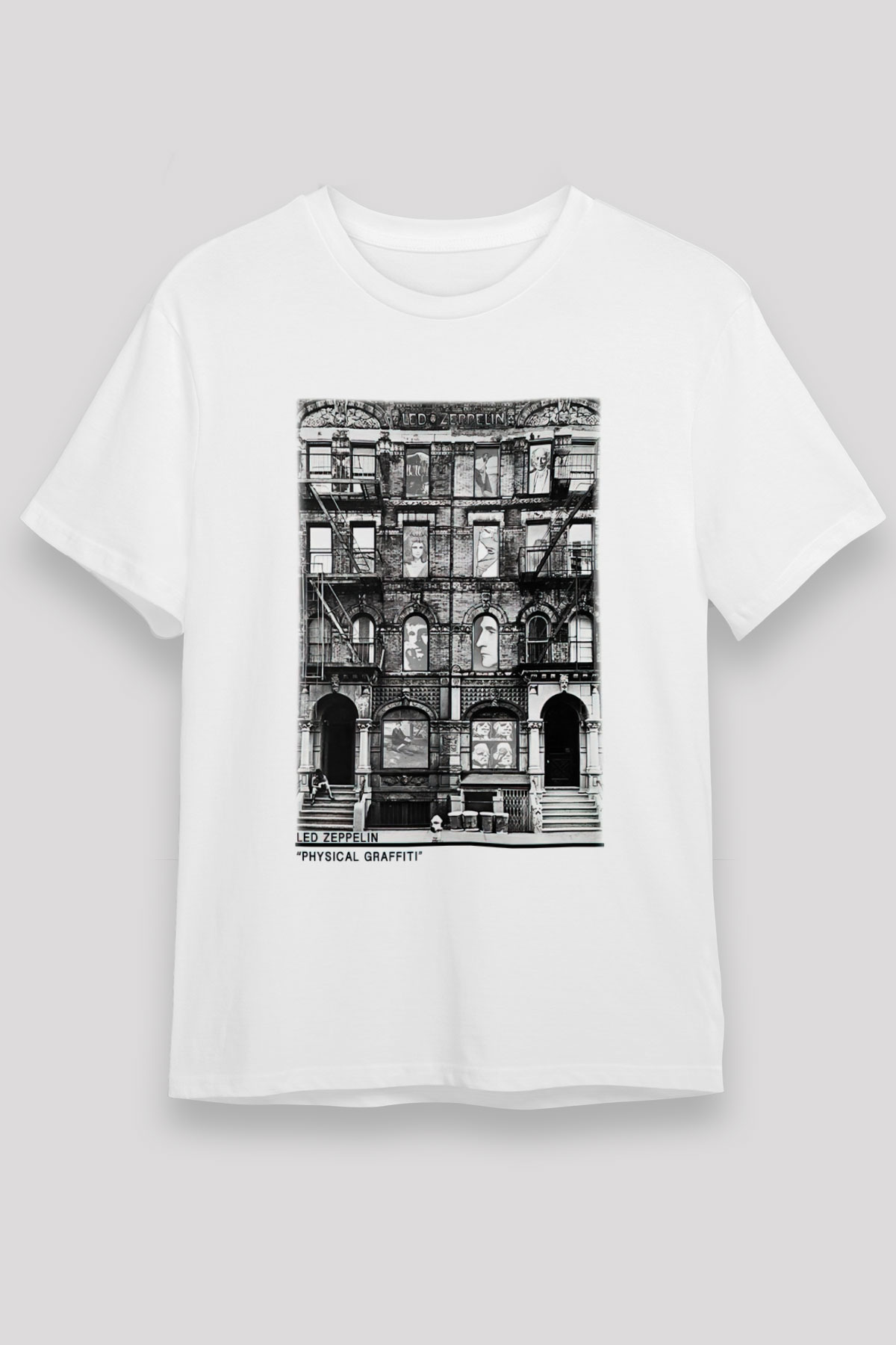 Led Zeppelin White Unisex Tee - STREETWEAR