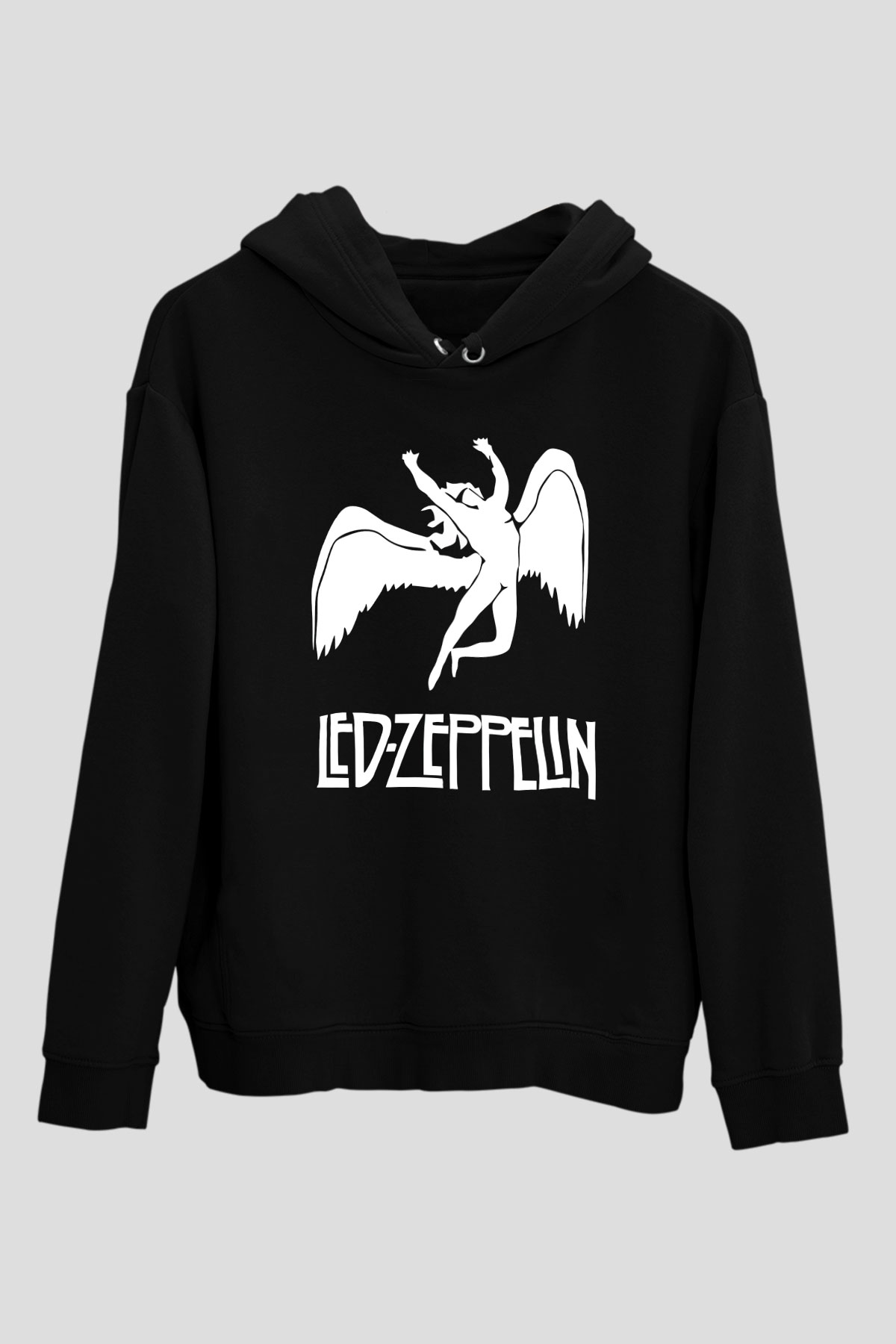 Led Zeppelin Siyah Unisex Hoodie