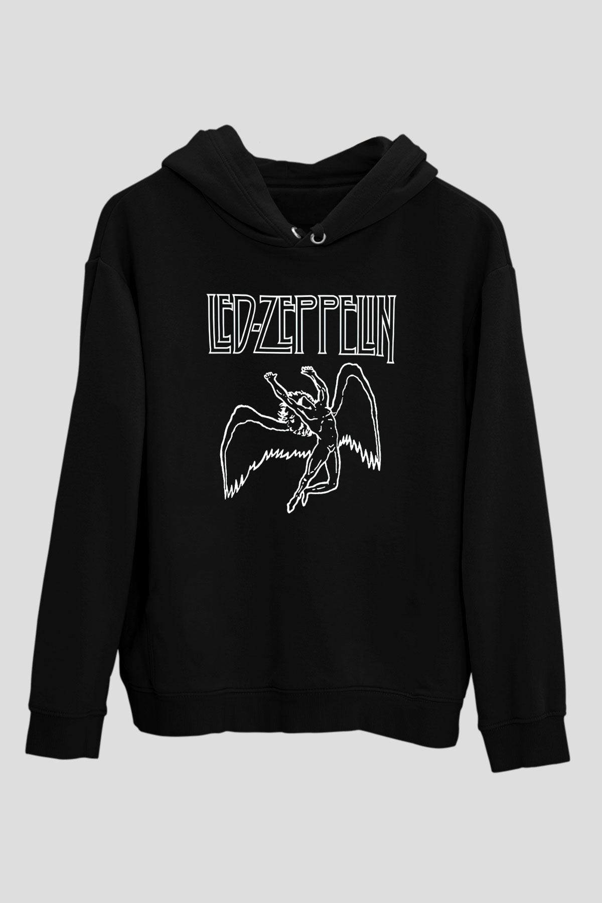 Led Zeppelin Siyah Unisex Hoodie