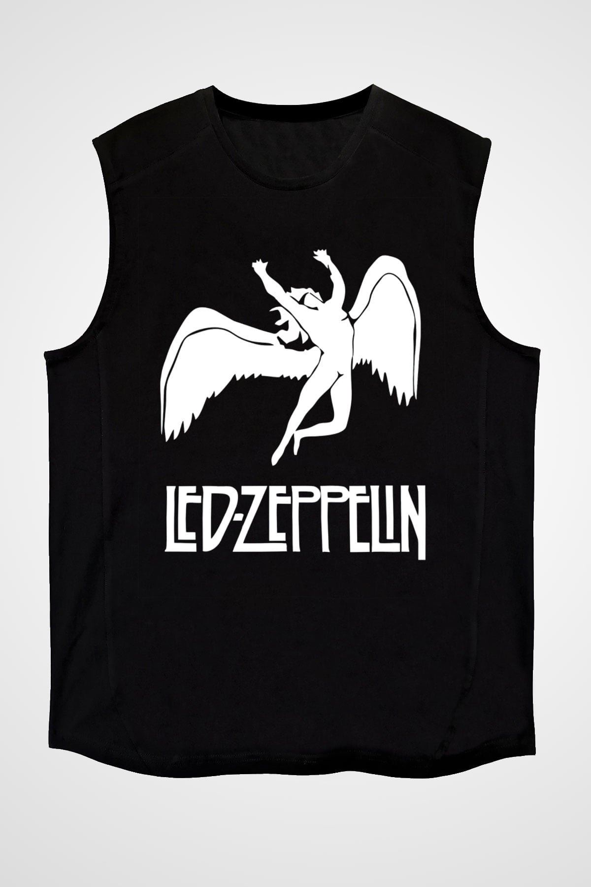 Led Zeppelin Siyah Unisex Kolsuz Tişört