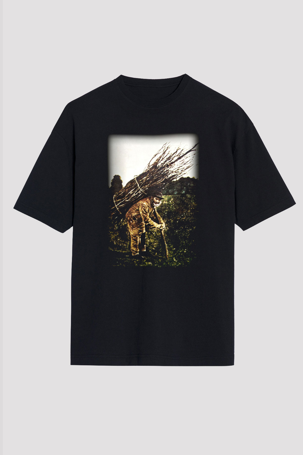 Led Zeppelin Siyah Unisex Oversize Tişört T-Shirt